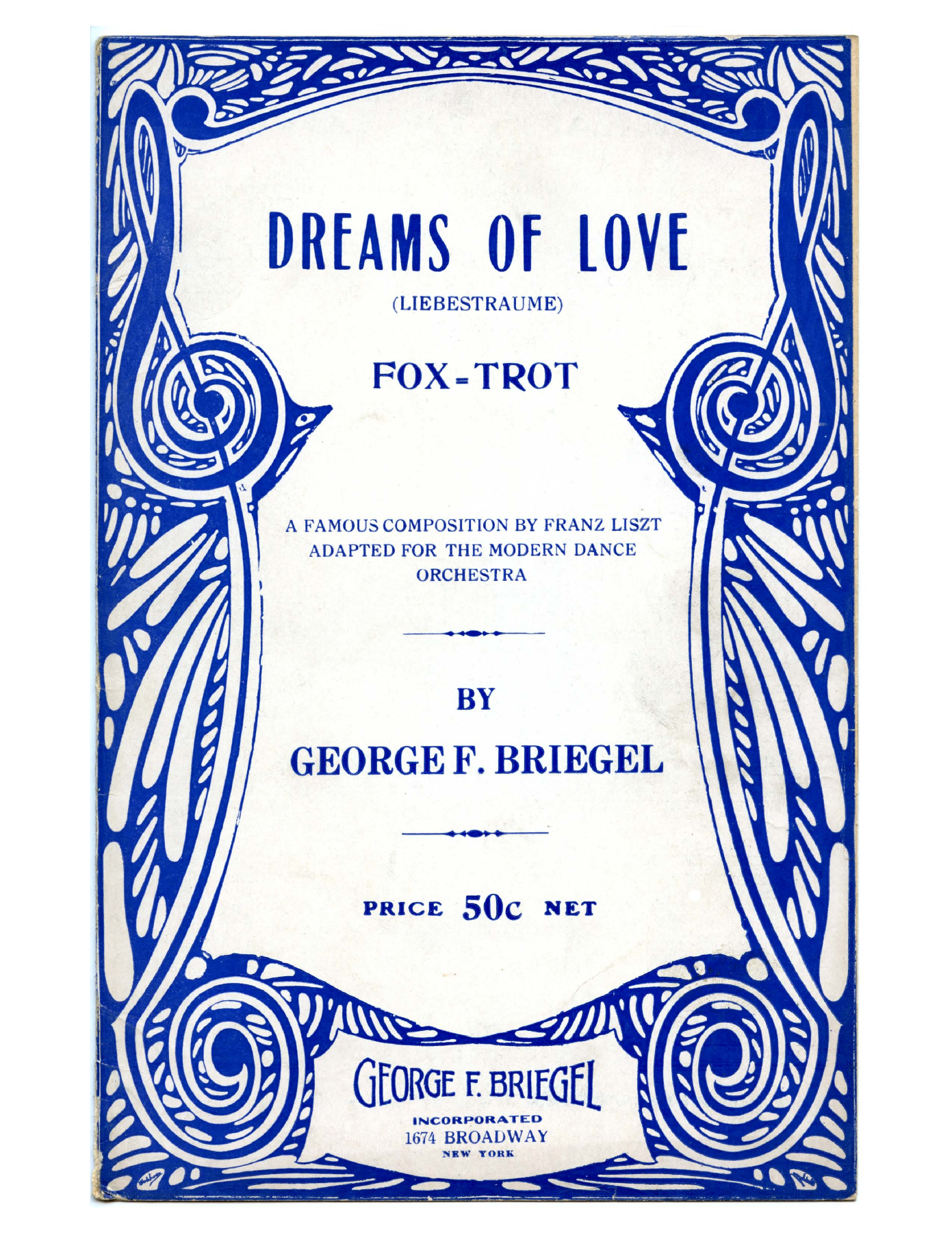 Dreams Of Love — sheet music preview