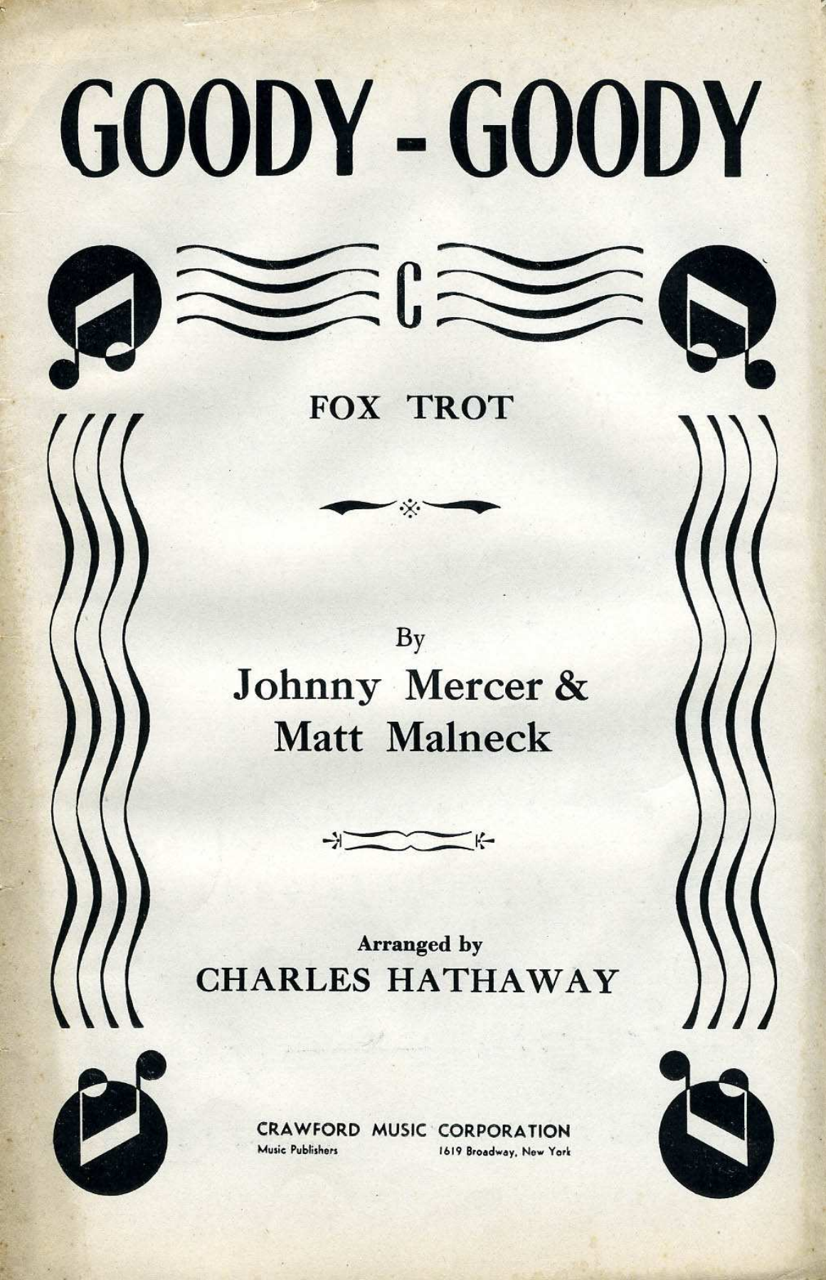 Goody Goody — sheet music preview