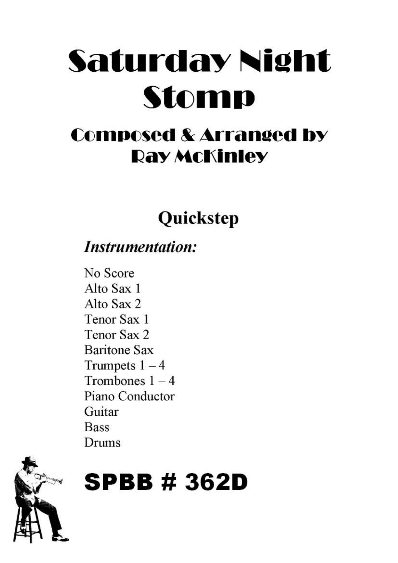 Saturday Night Stomp — sheet music preview