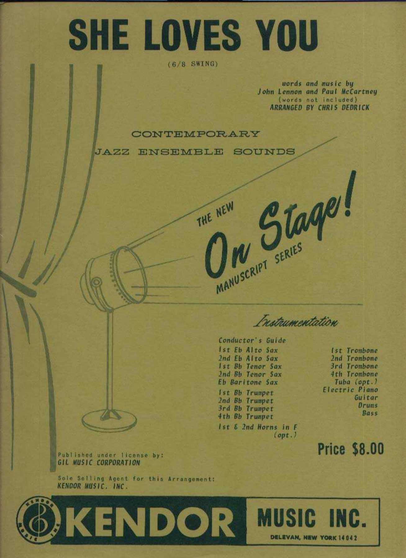 She Loves You — sheet music preview