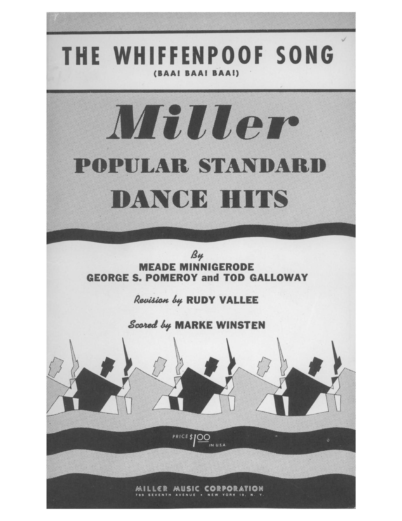 The Whiffenpoof Song — sheet music preview
