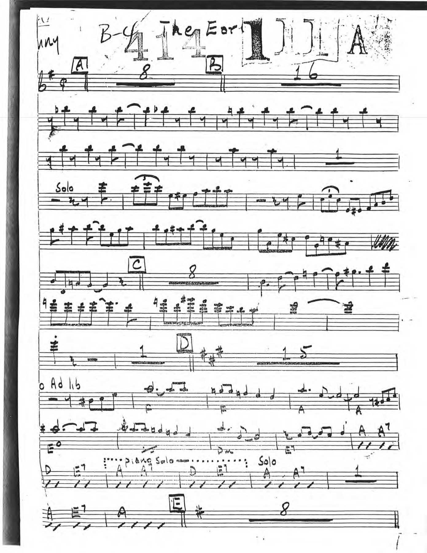 The Earl (B.Goodman) MP3 — sheet music preview