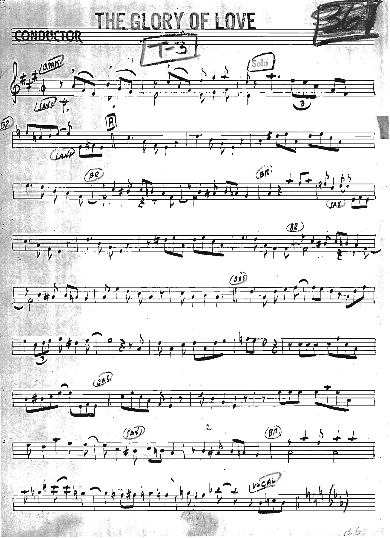 The Glory Of Love (B.Goodman) Bill Hill — sheet music preview