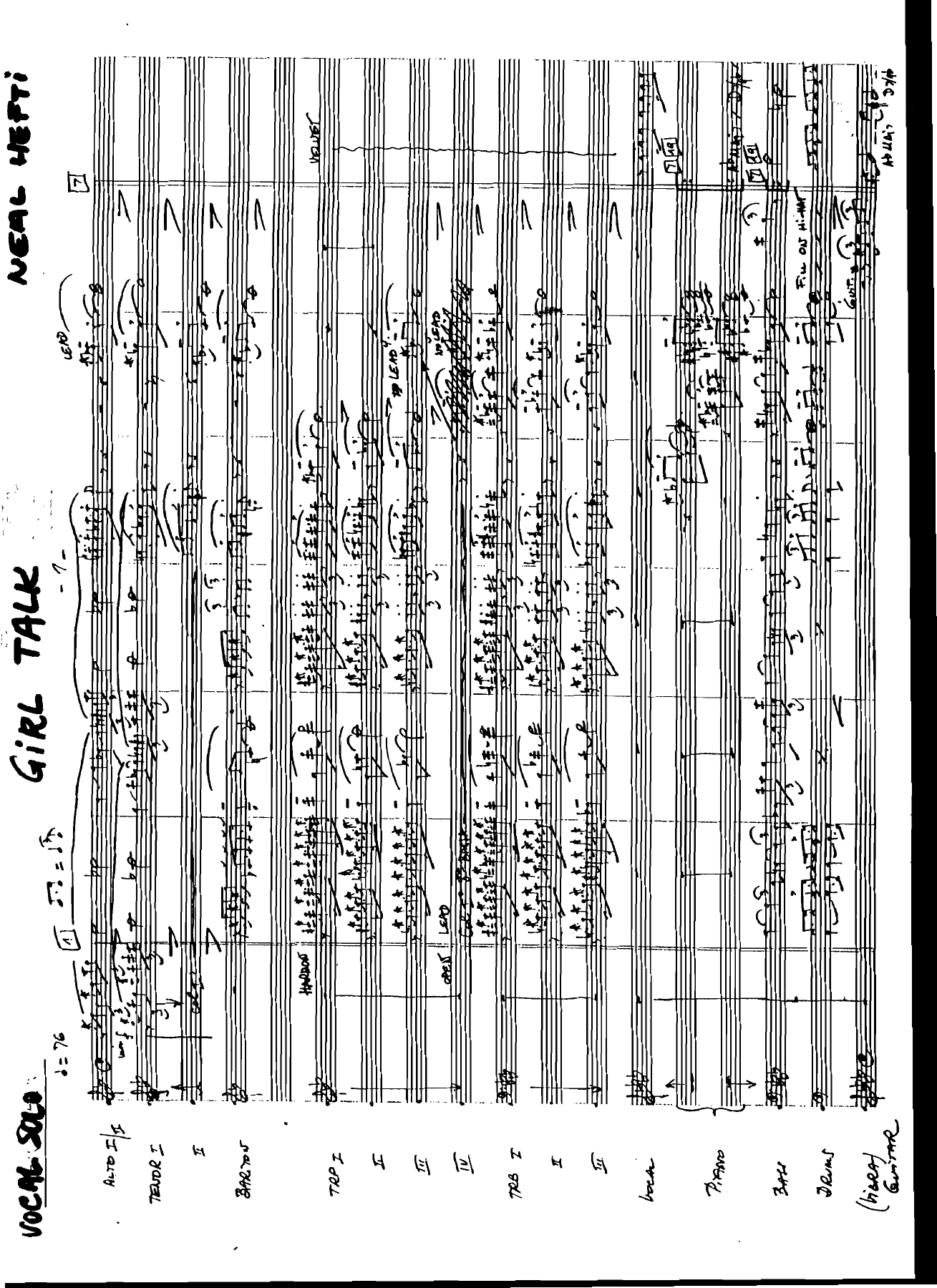 Girl Talk (P.Laine) Voc. — sheet music preview