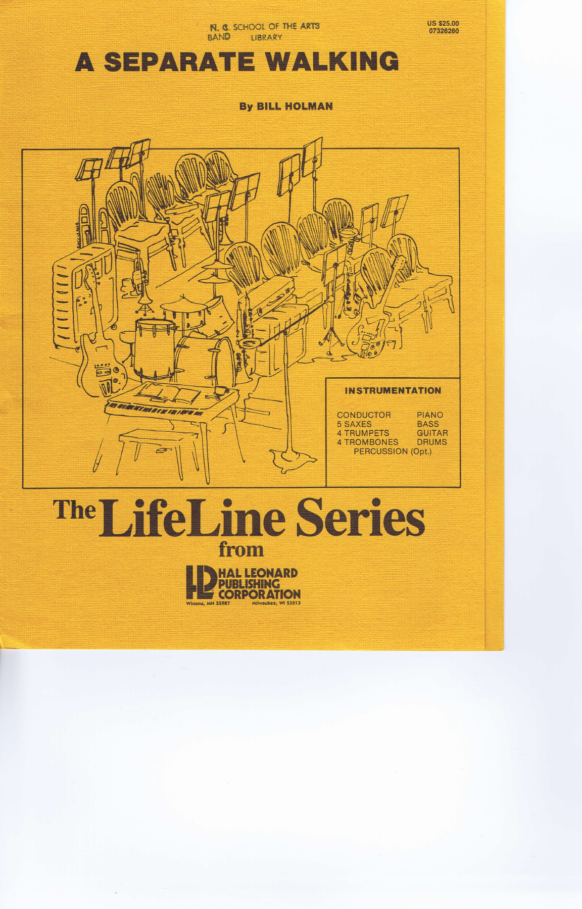 A Separate Walking — sheet music preview