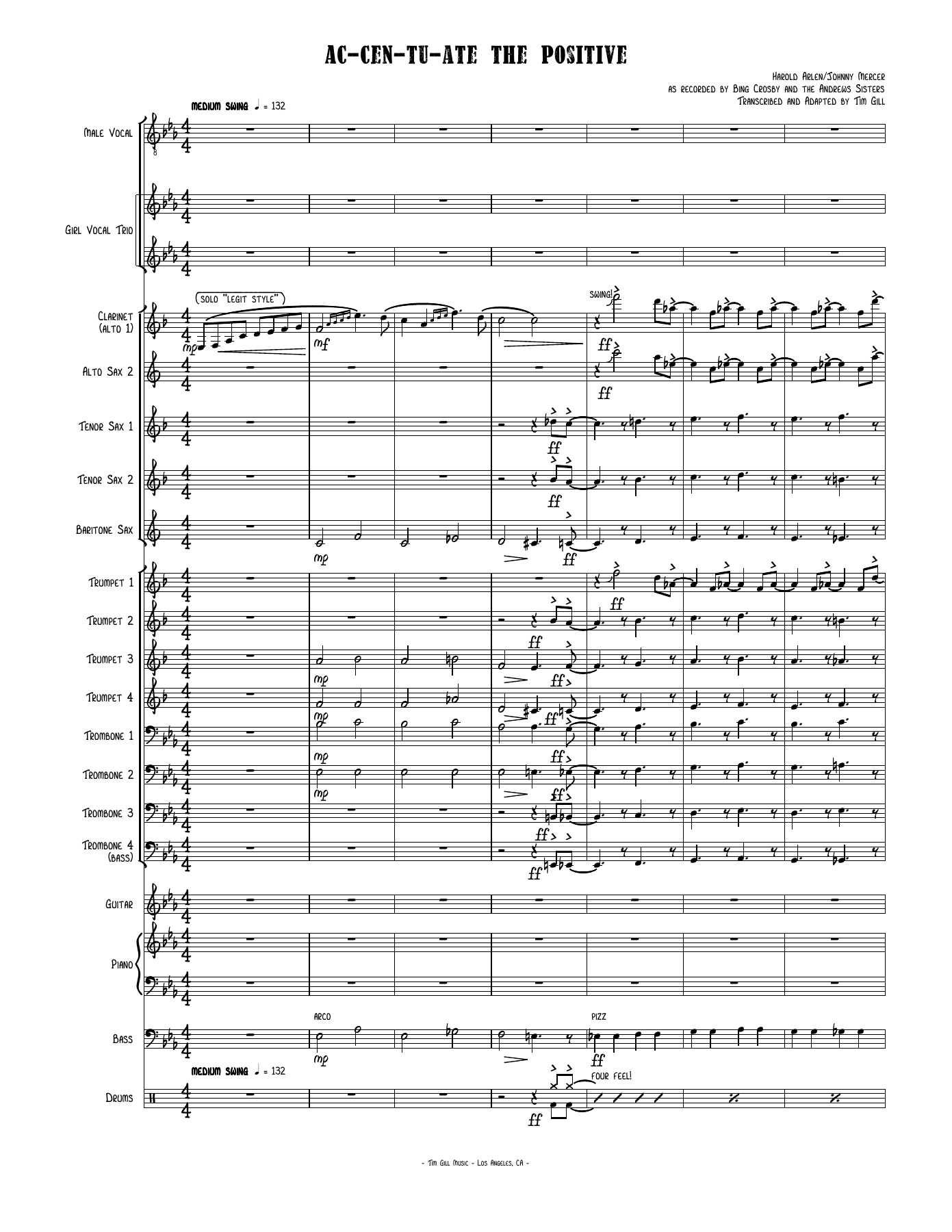 Ac-Cen-Tu-Ate The Positive (Tim Gill) voc — sheet music preview