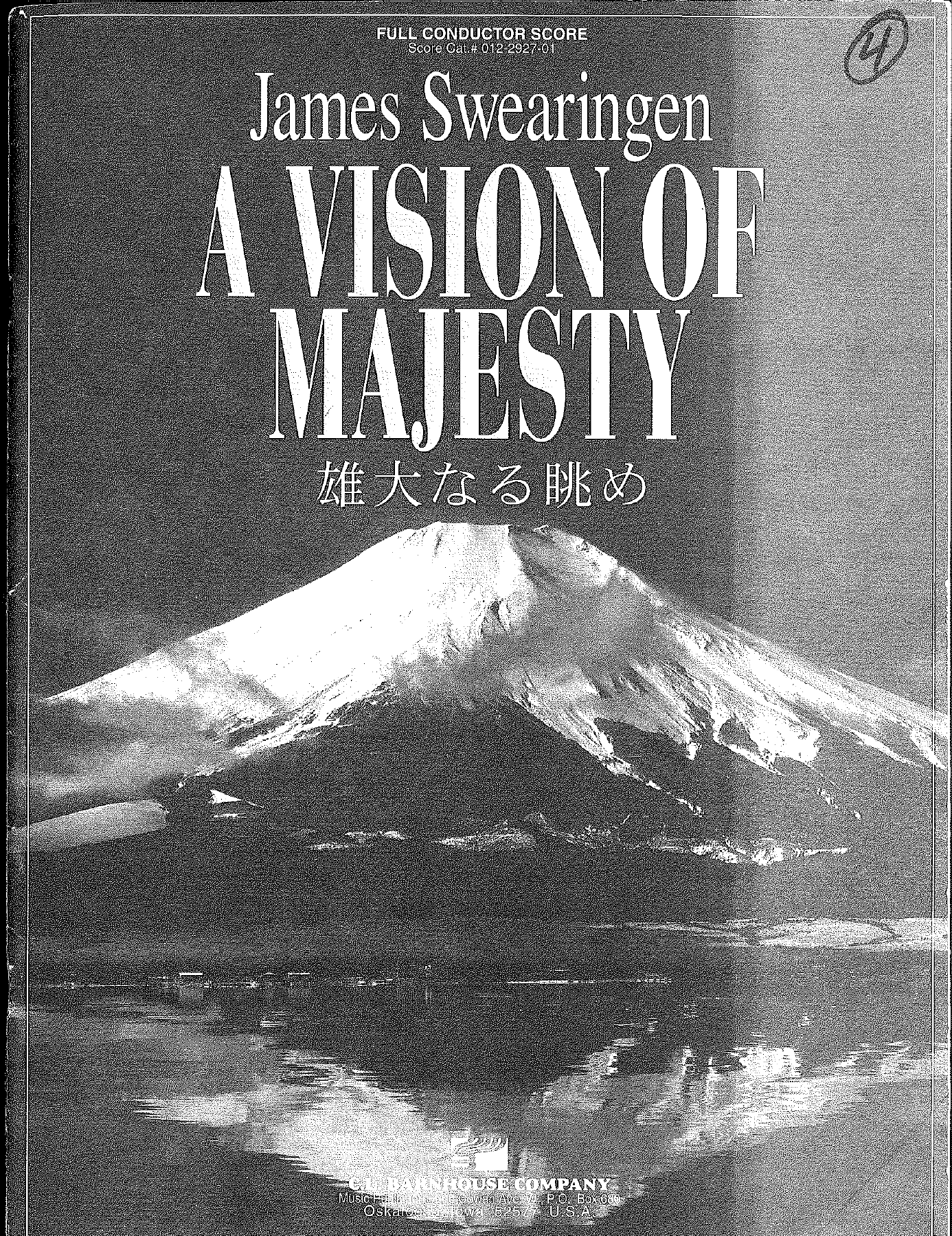 A Vision Of Majesty — sheet music preview