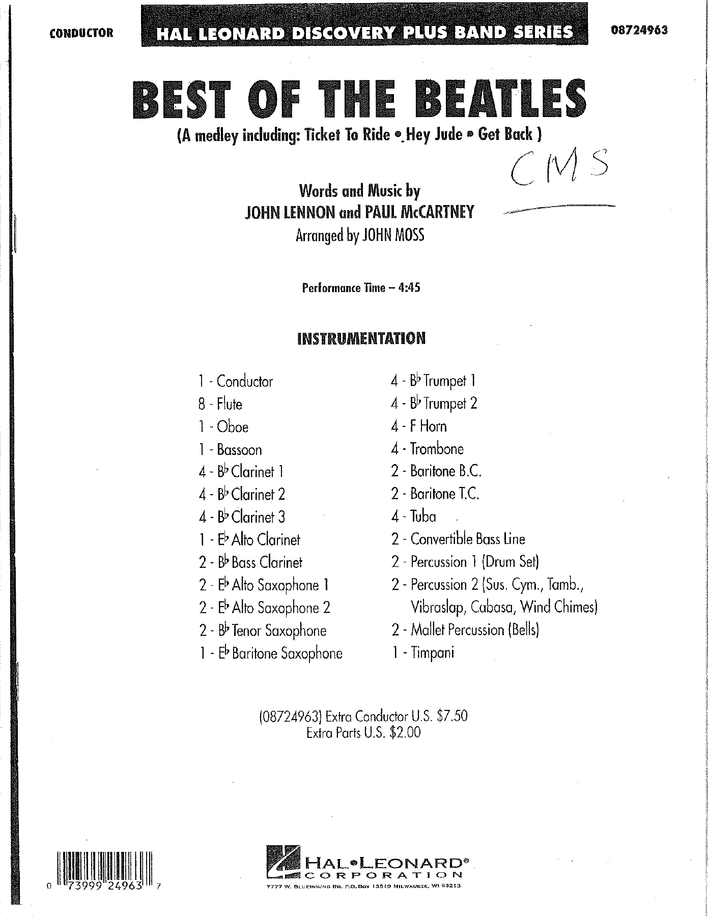 Best Of The Beatles — sheet music preview