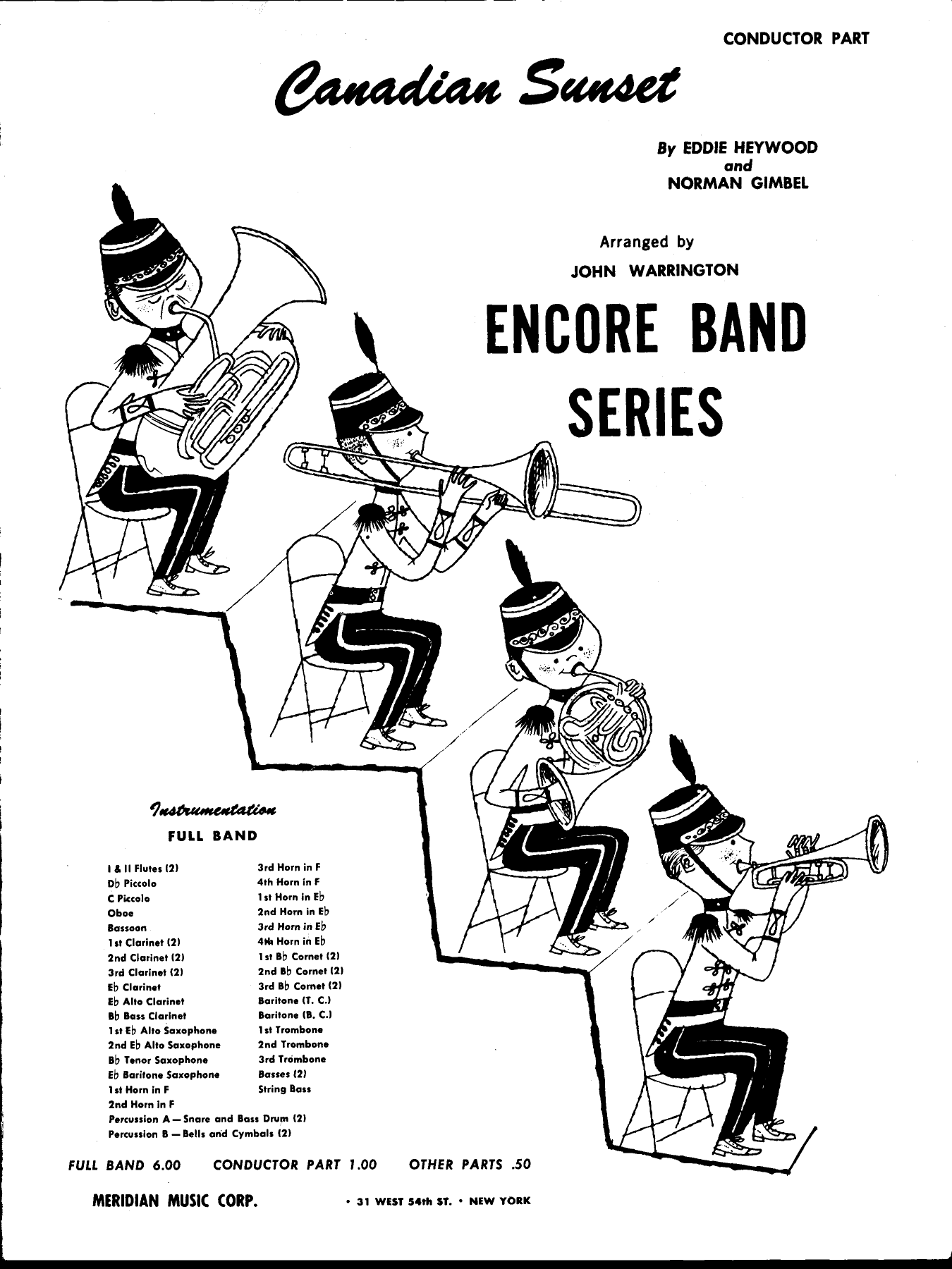 Canadian Sunset — sheet music preview