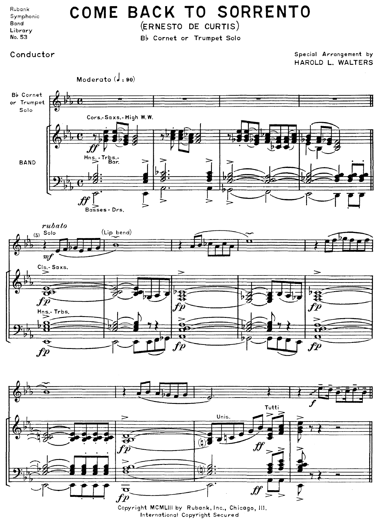 sorrentoscore. 5pp — sheet music preview