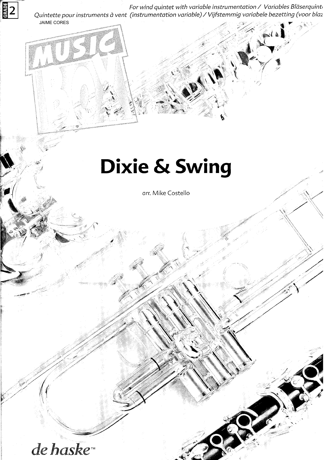 Dixie & Swing — Concert Band sheet music by M.Costello | Dixieland
