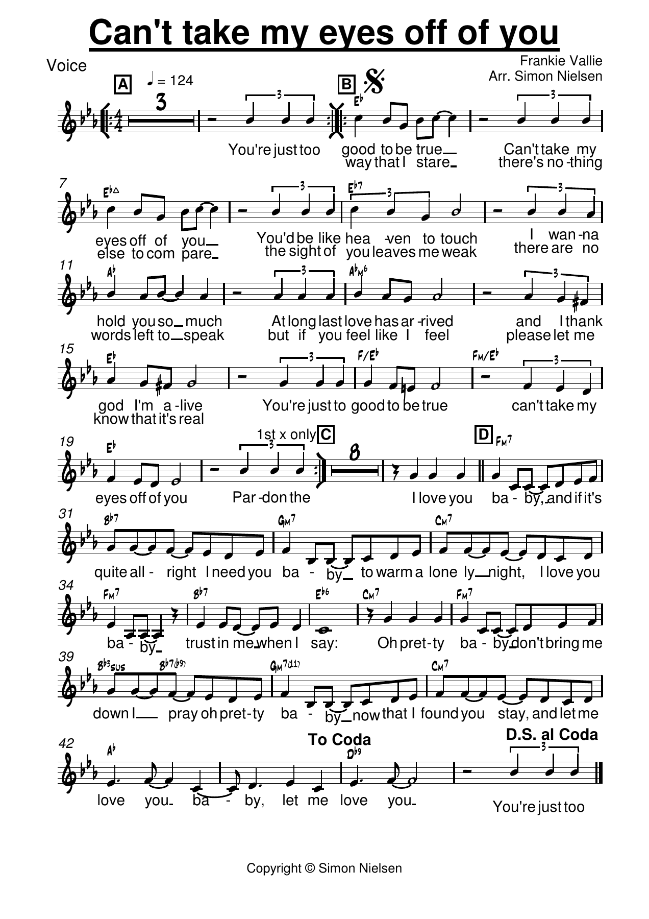 01 Voice — sheet music preview