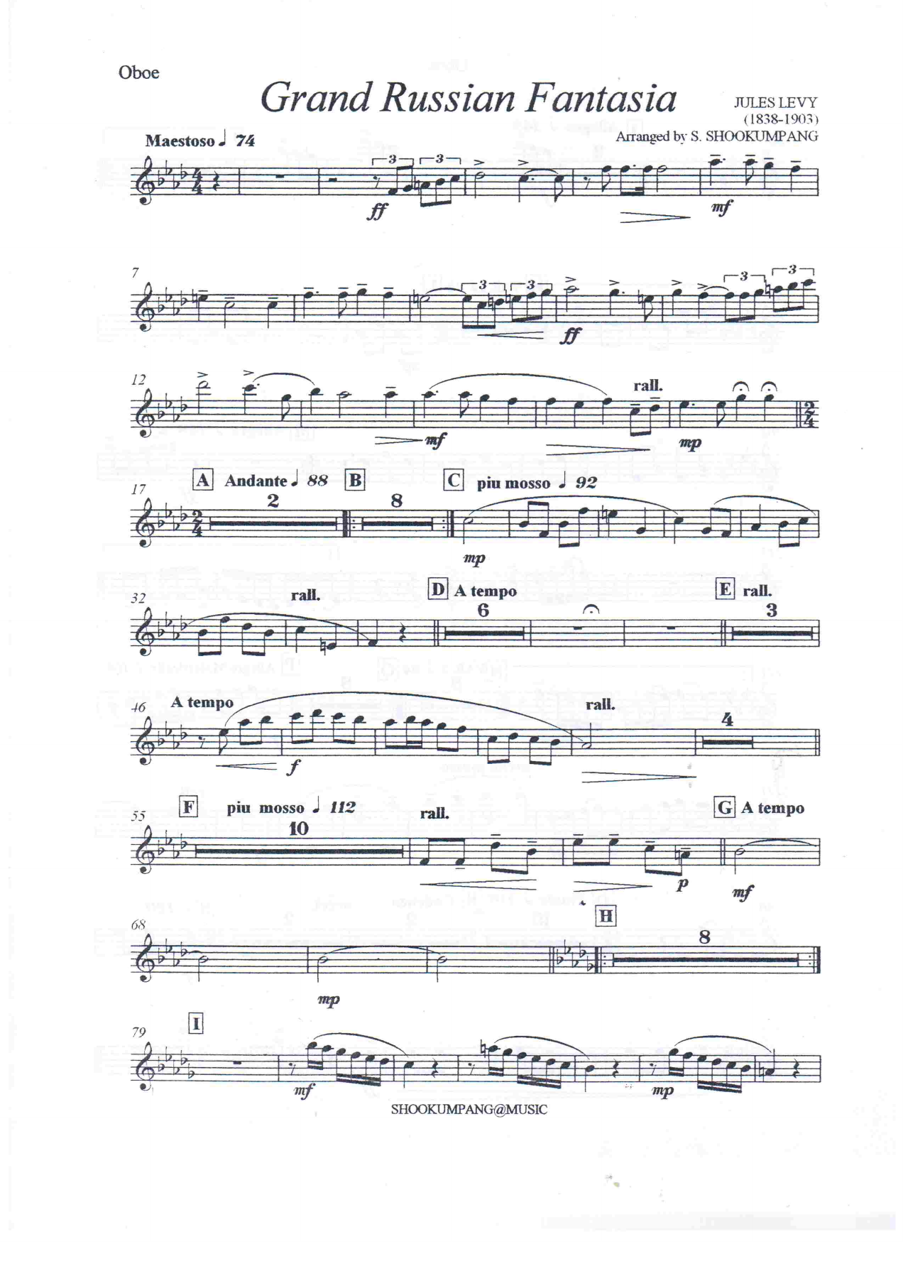 fantasia rusa partes — sheet music preview