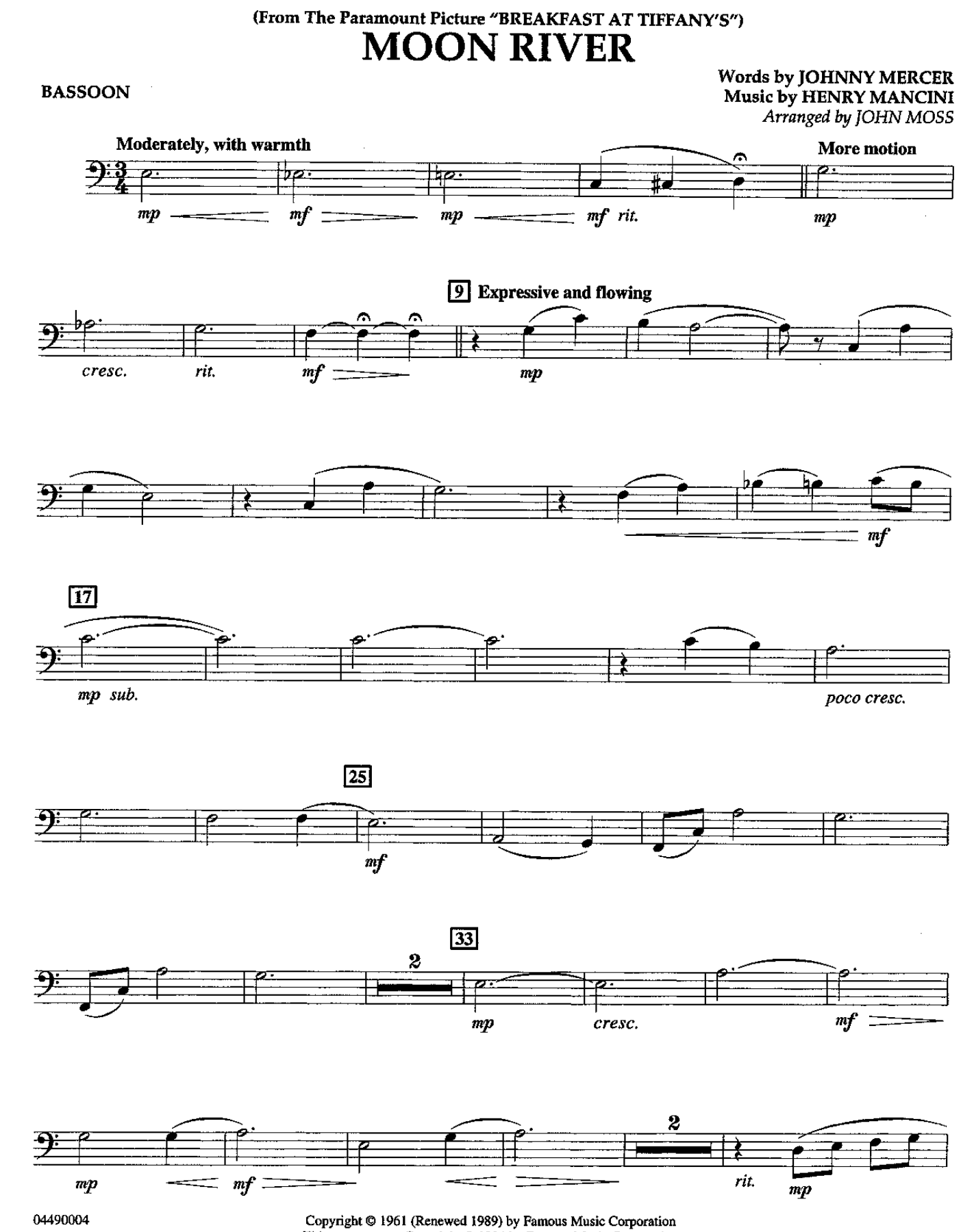 07 Bassoon — sheet music preview
