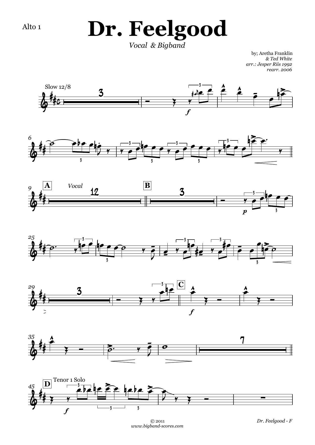 Alto1 — sheet music preview