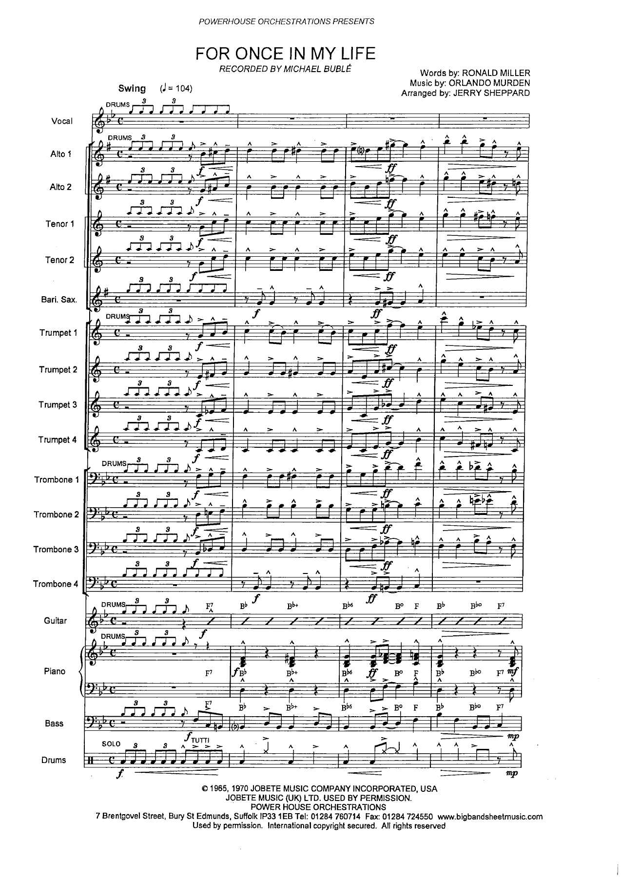 Conducteur — sheet music preview