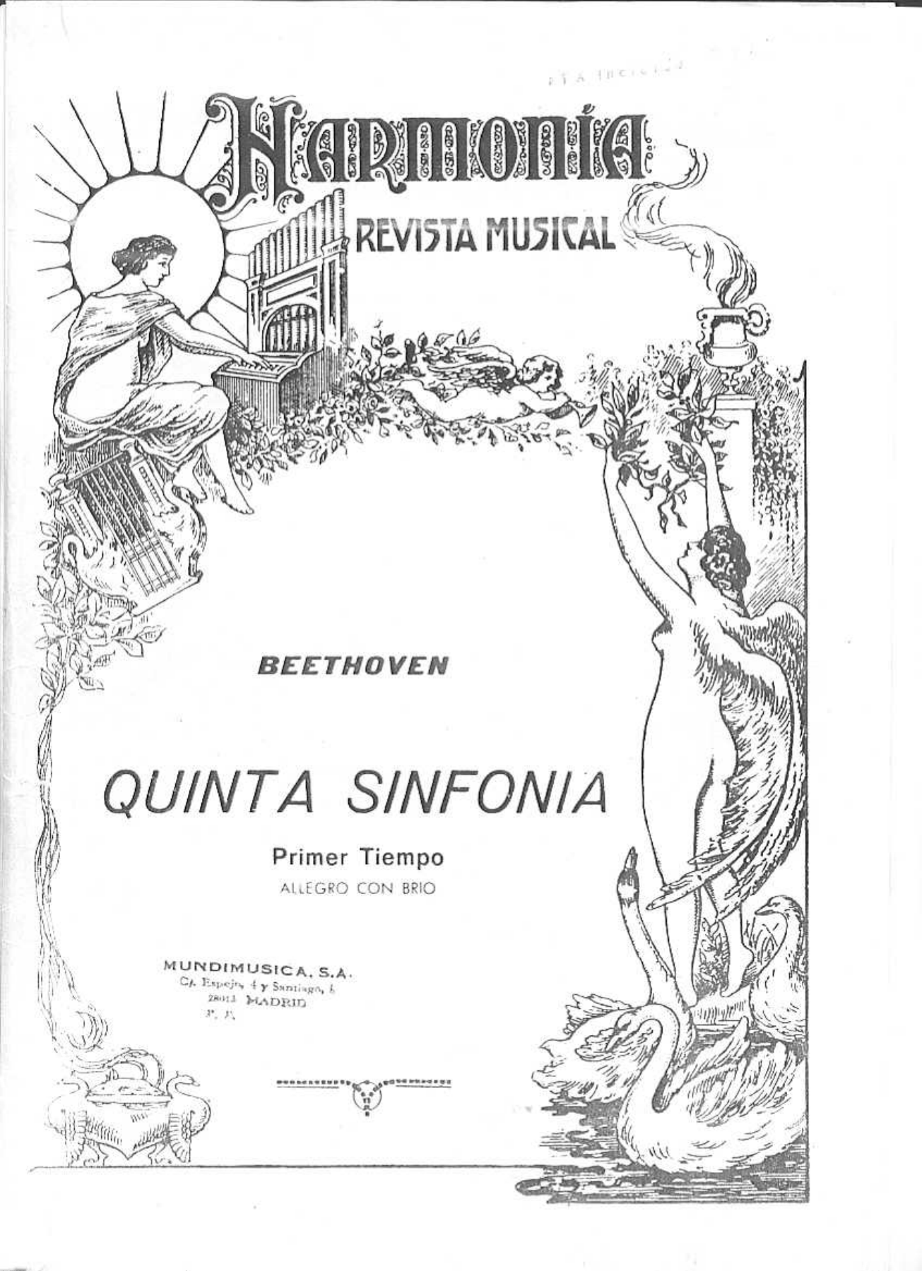 Quinta Sinfonia - 1 Mol — sheet music preview