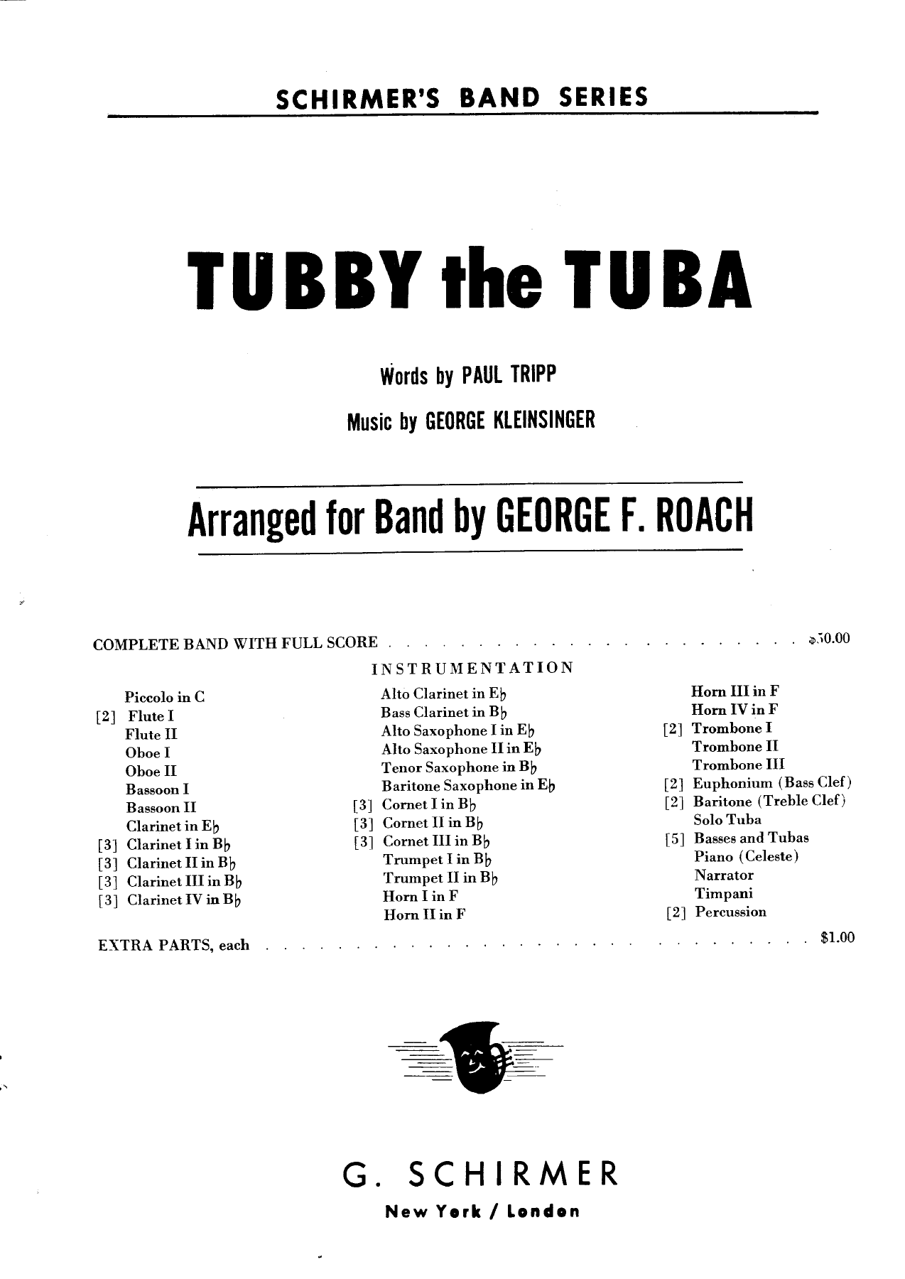 Tubby The Tuba — sheet music preview