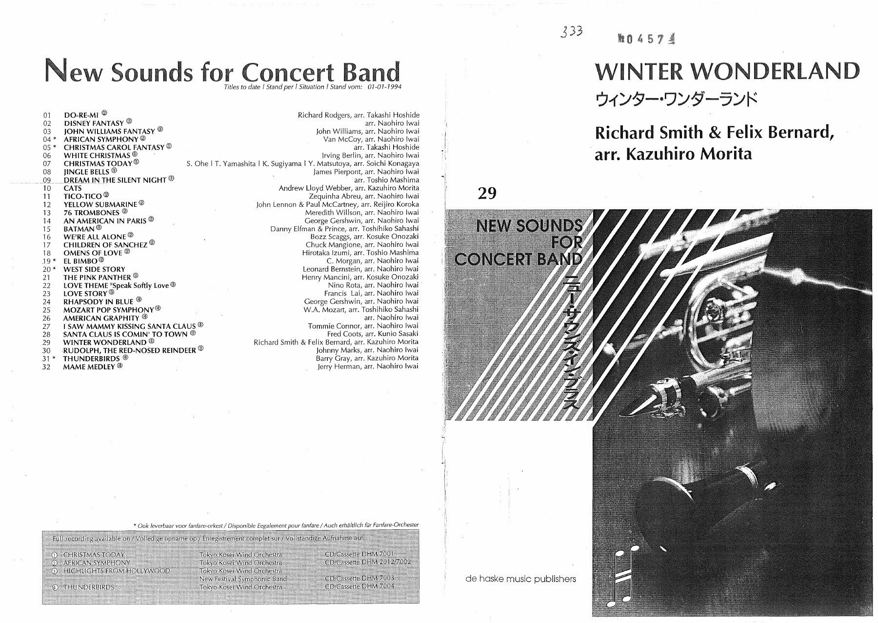 Winter Wonderland — sheet music preview