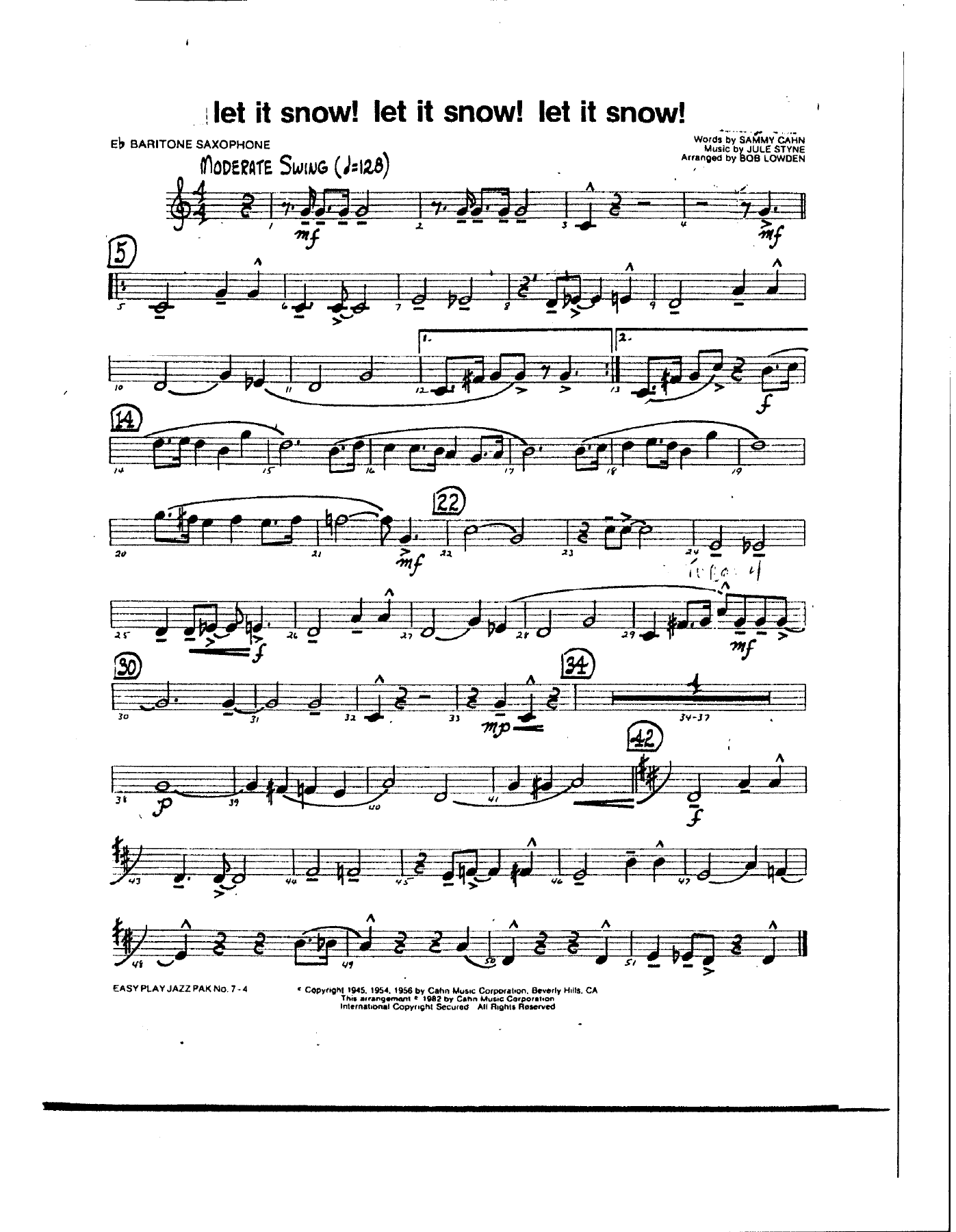 Bari — sheet music preview