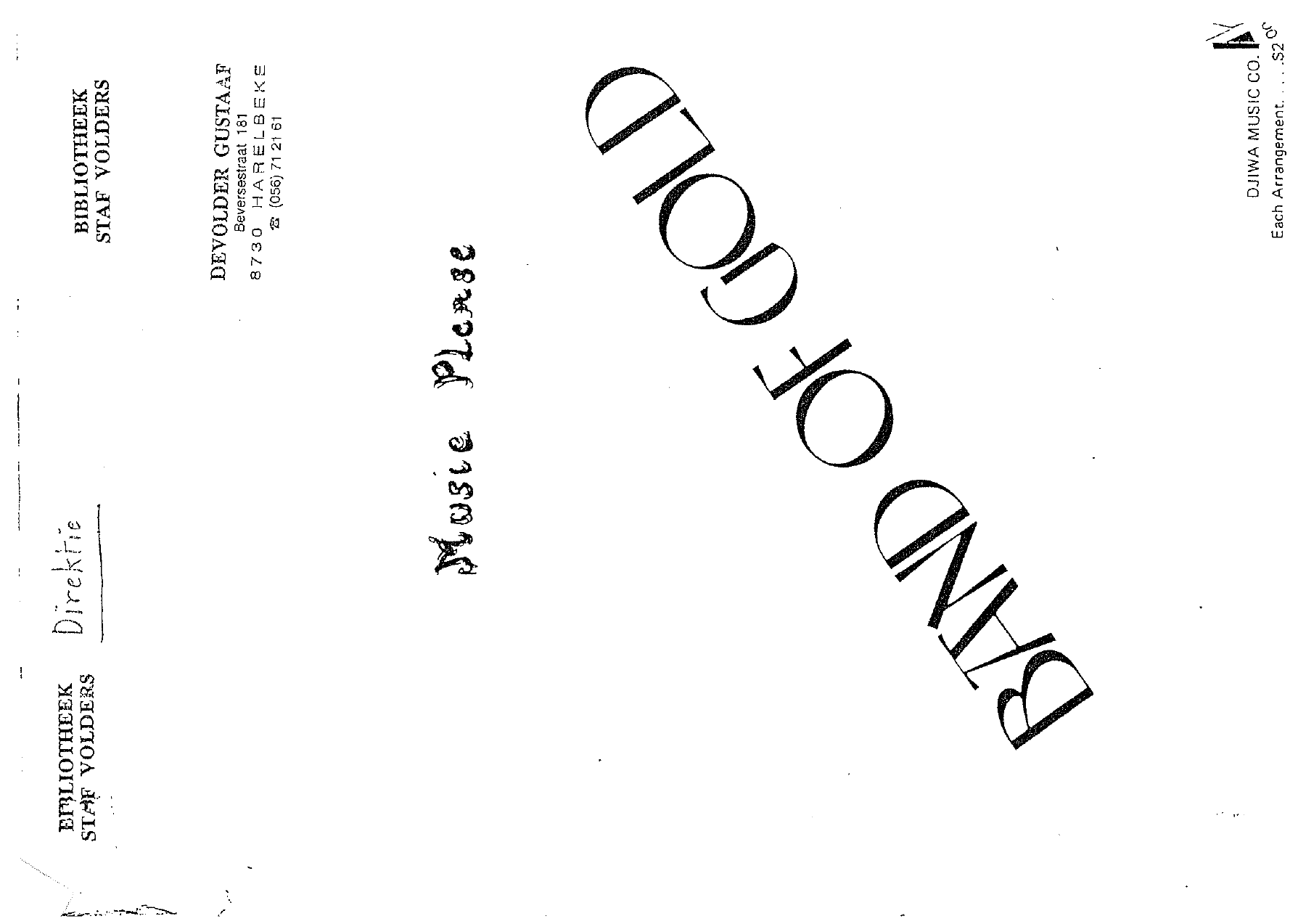 Music Please — sheet music preview