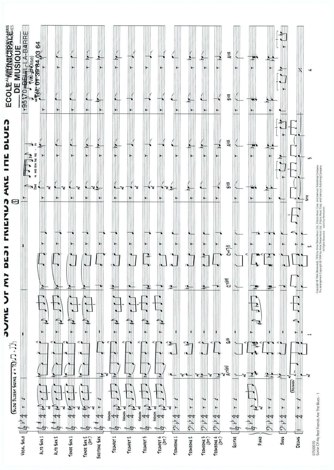 Some of my best — sheet music preview