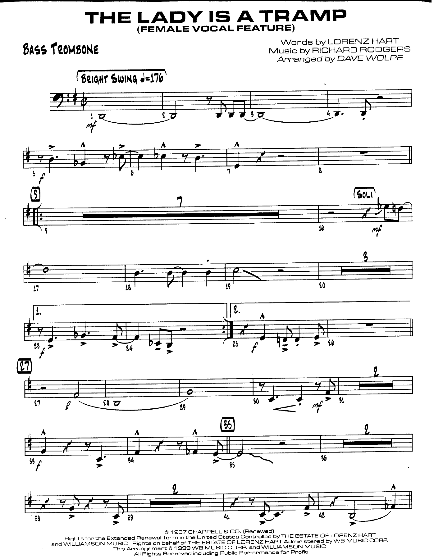 Bass Bone Pg — sheet music preview