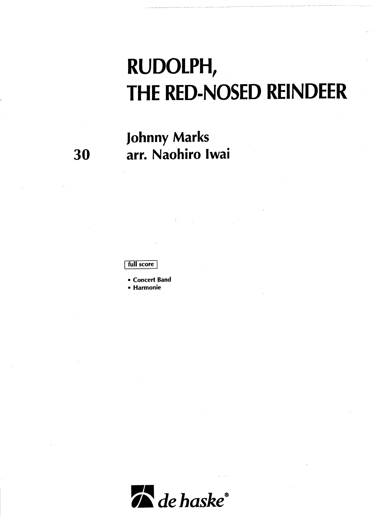Rudolph,The Red-Nosed Reindeer (N.Iwai) (clean) — sheet music preview