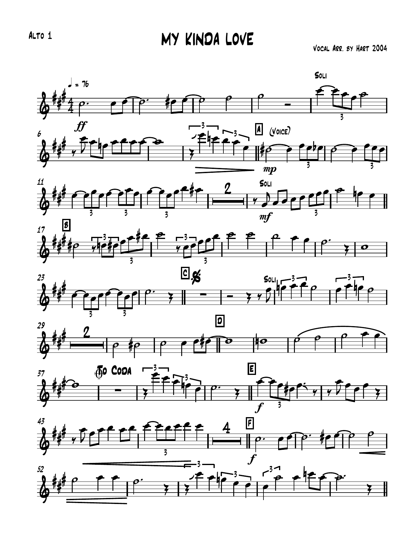 01 Alto 1. — sheet music preview