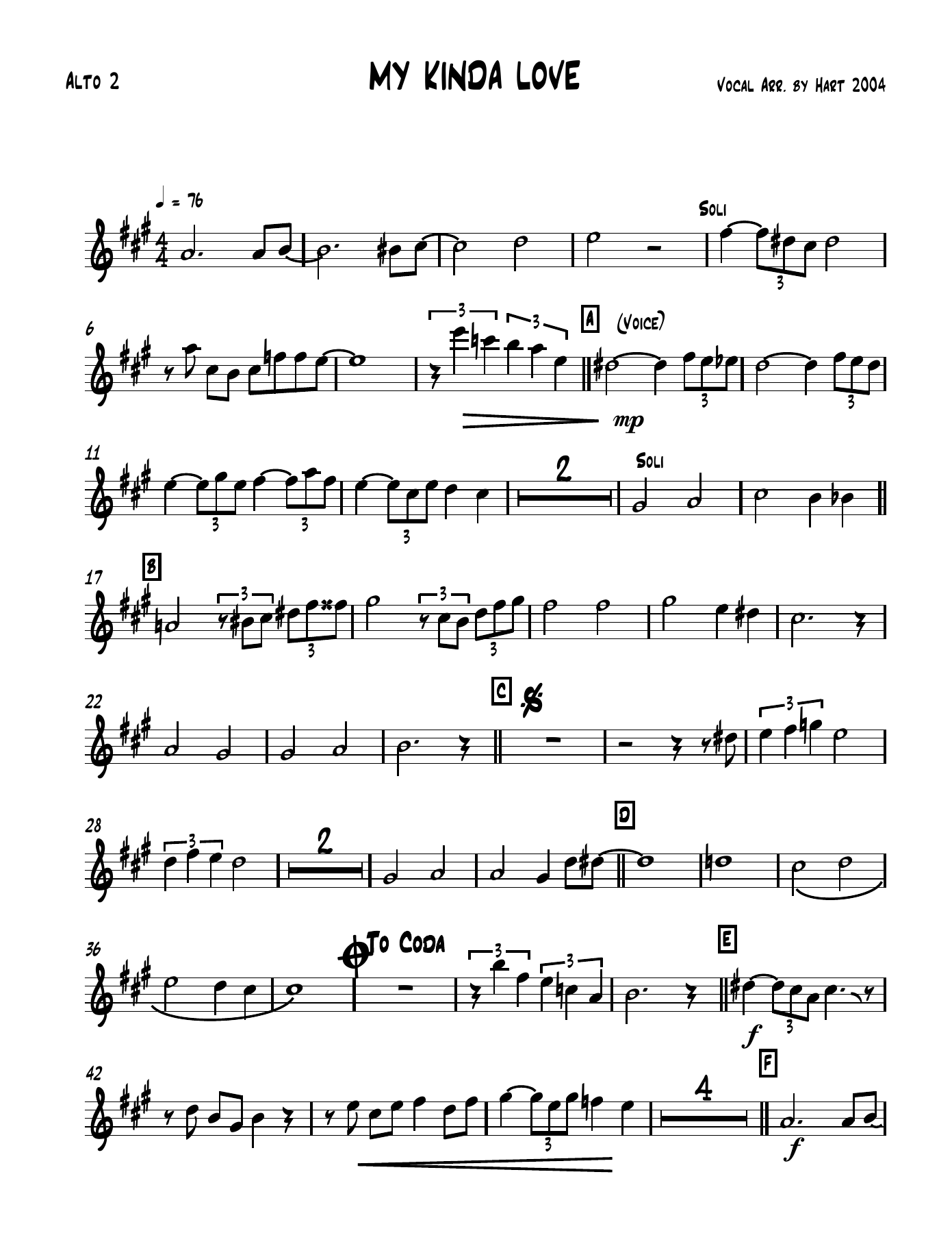 03 Alto 2. — sheet music preview