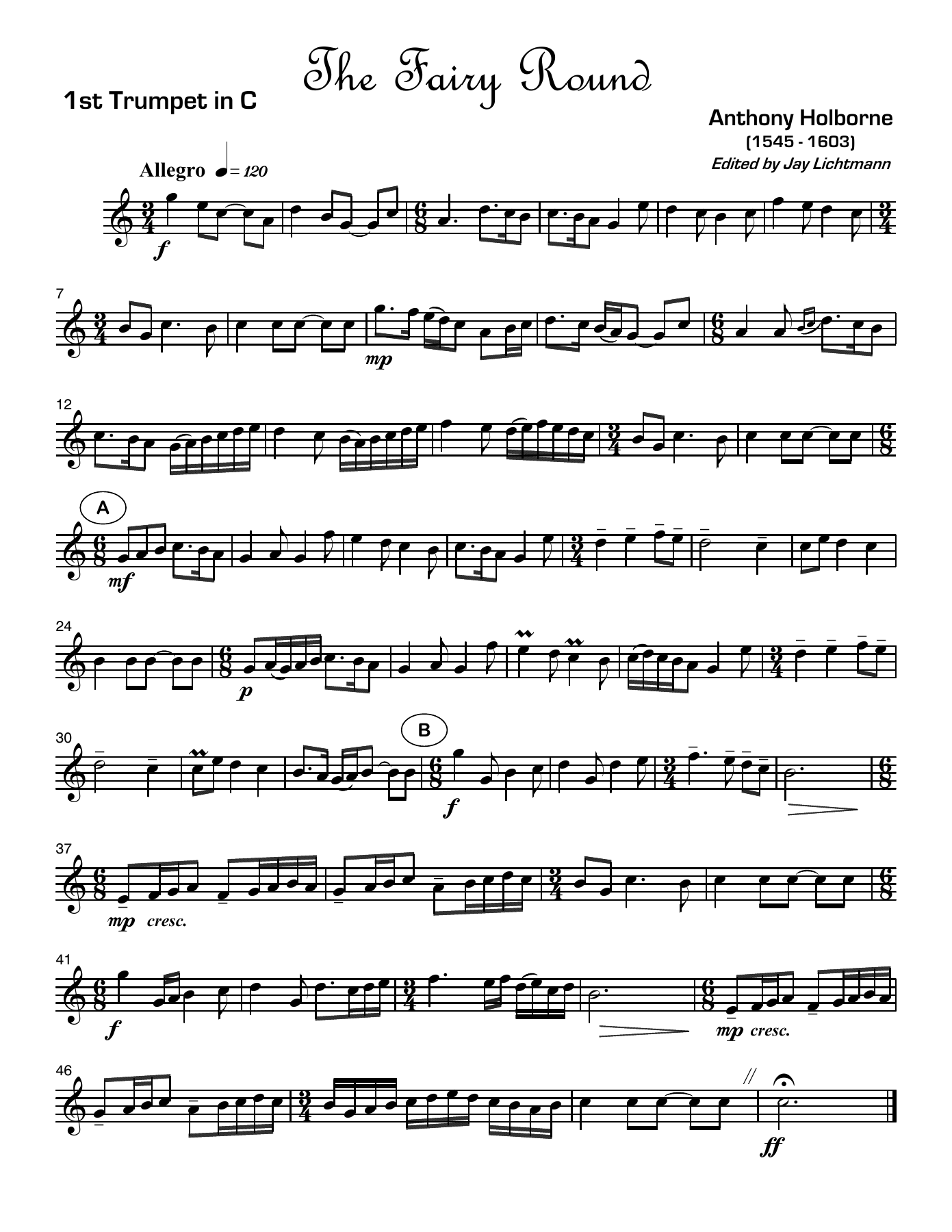 Brass Quintet — sheet music preview