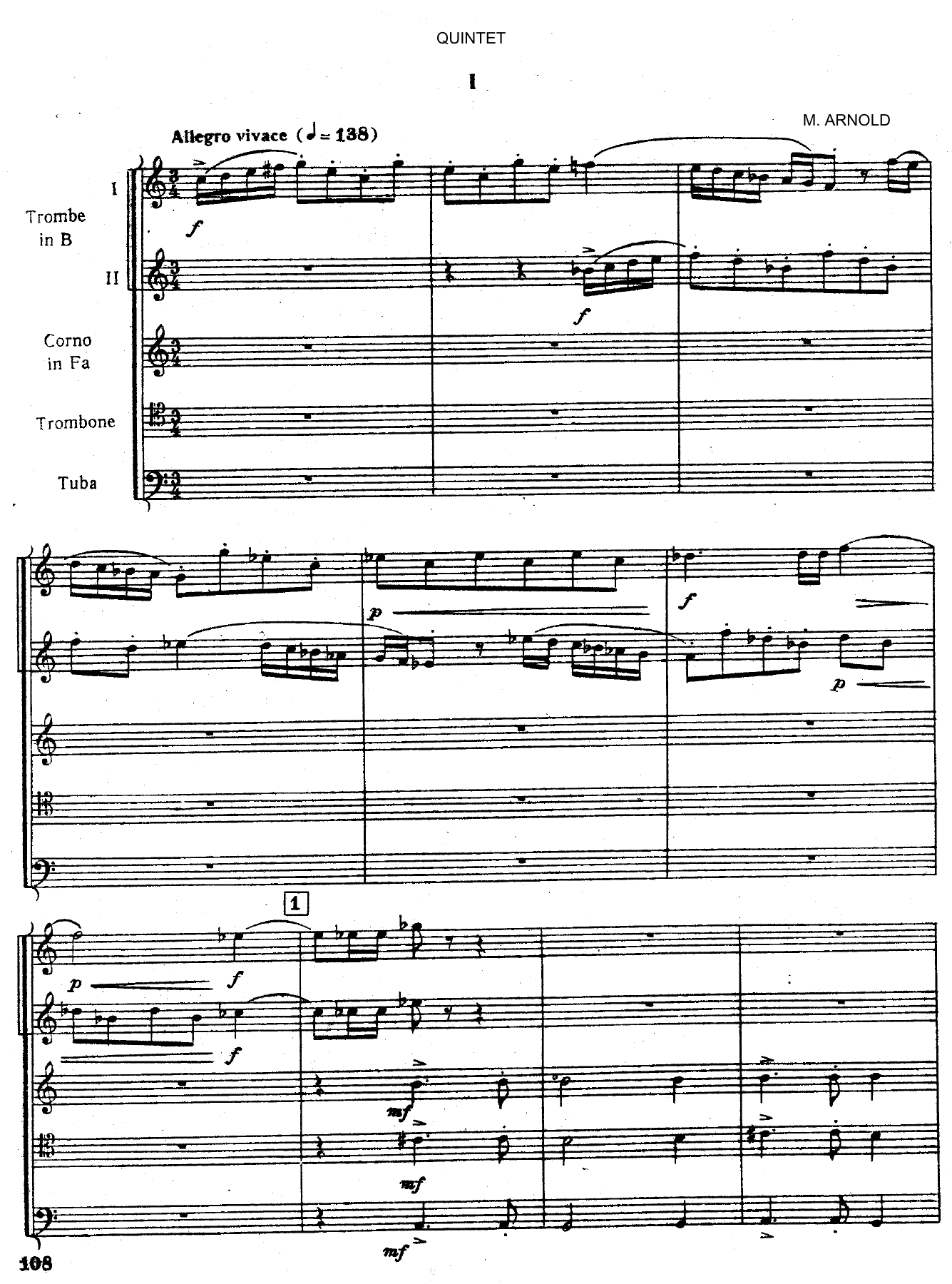 Arnold — sheet music preview