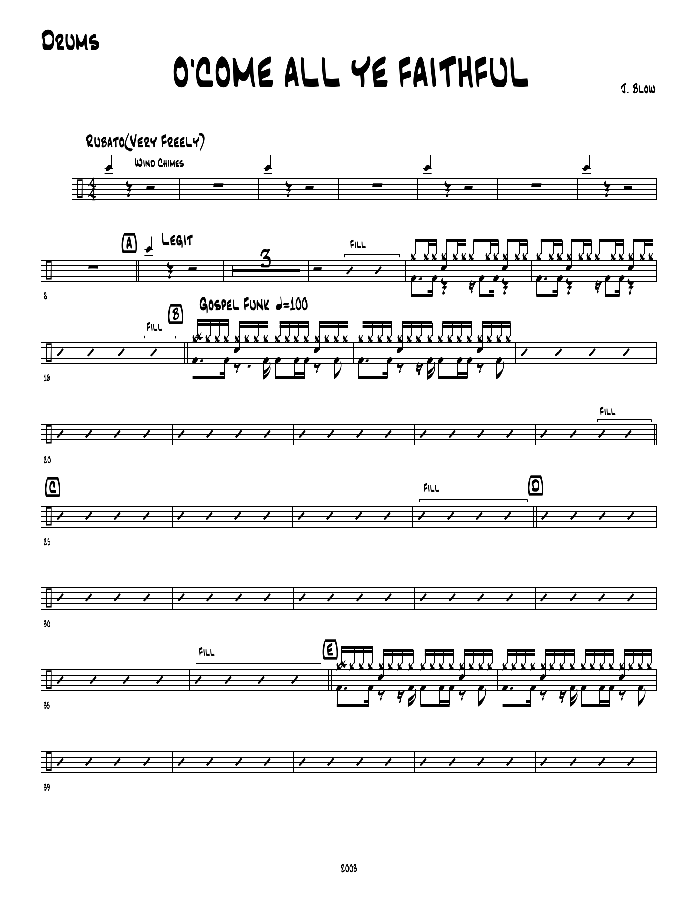 O Come All Ye Faithful — sheet music preview