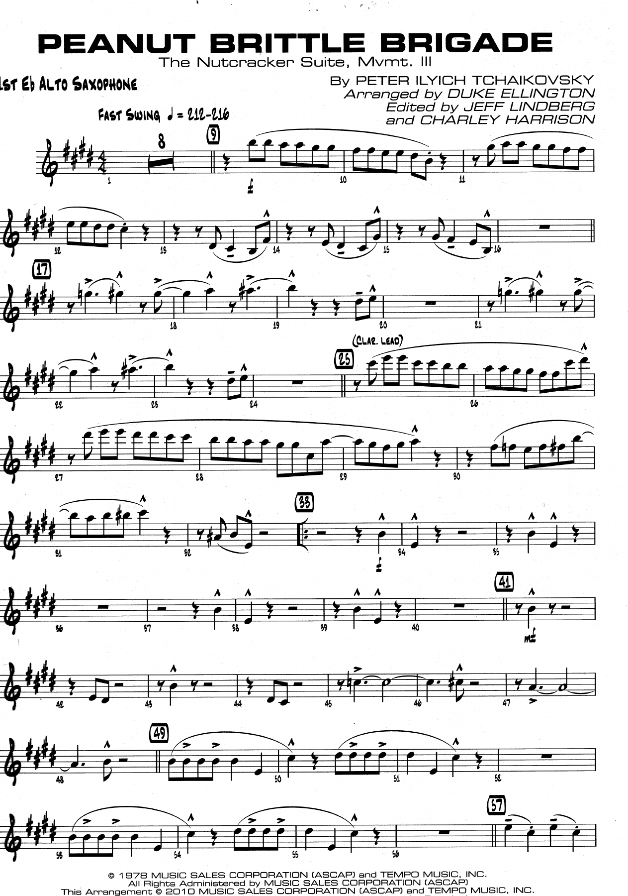 Peanut Brittle Brigade — sheet music preview