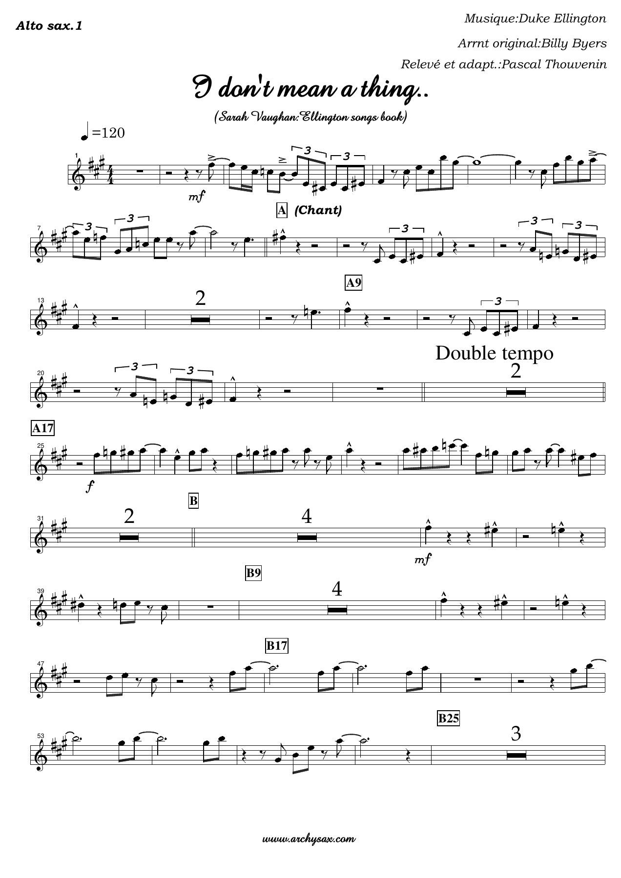 alto sax.1 — sheet music preview