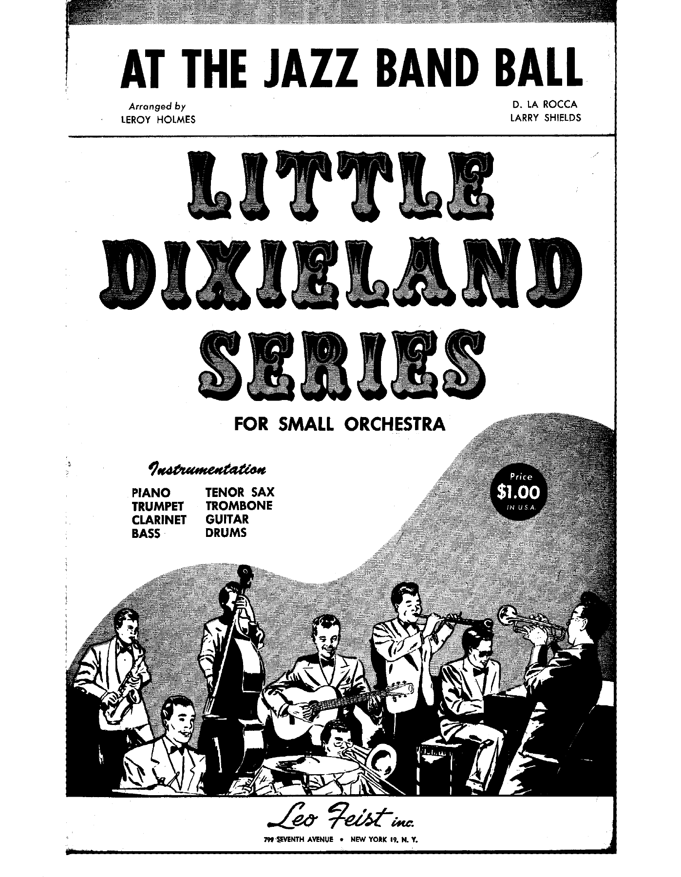 At The Jazz Band Ball — sheet music preview