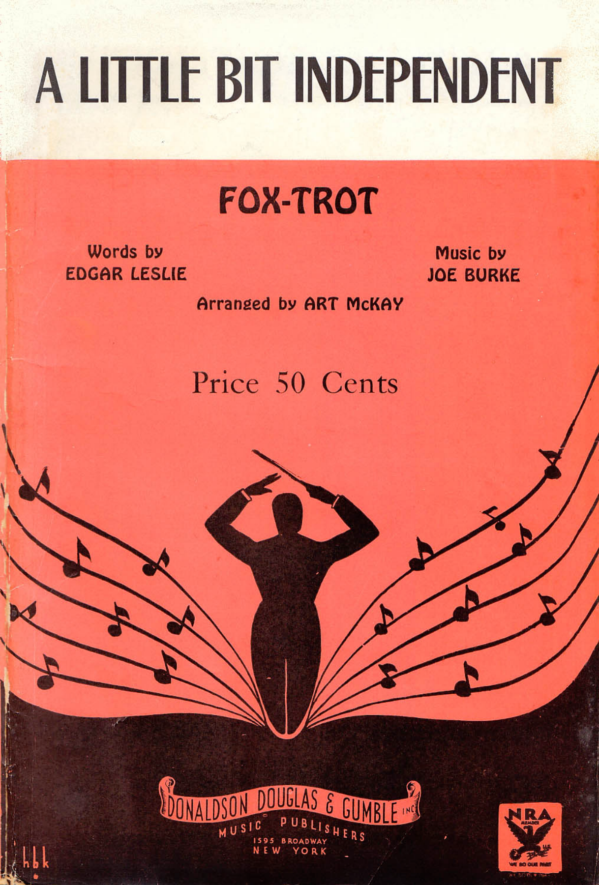 A Little Bit Independent — sheet music preview