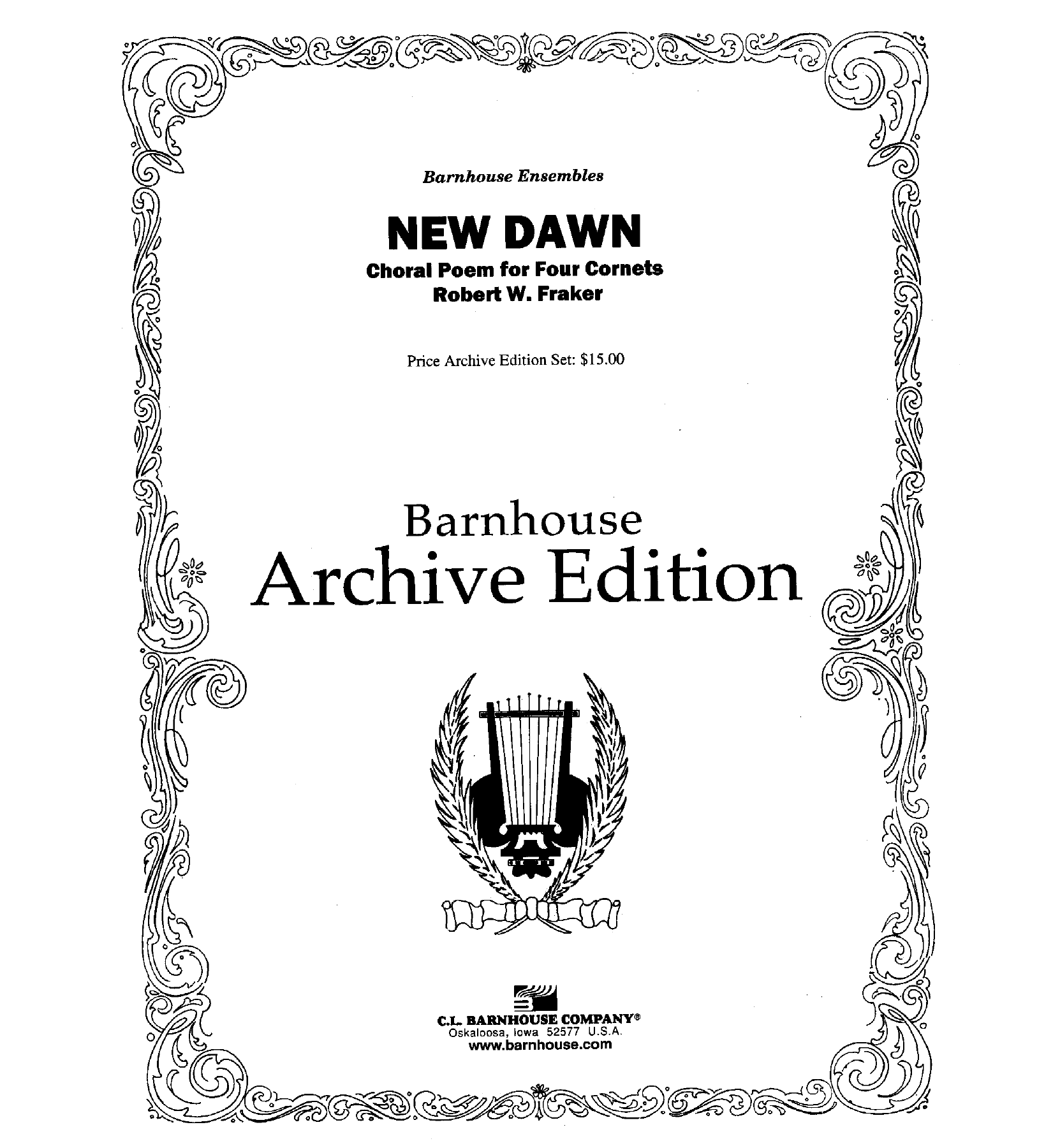 New Dawn — sheet music preview