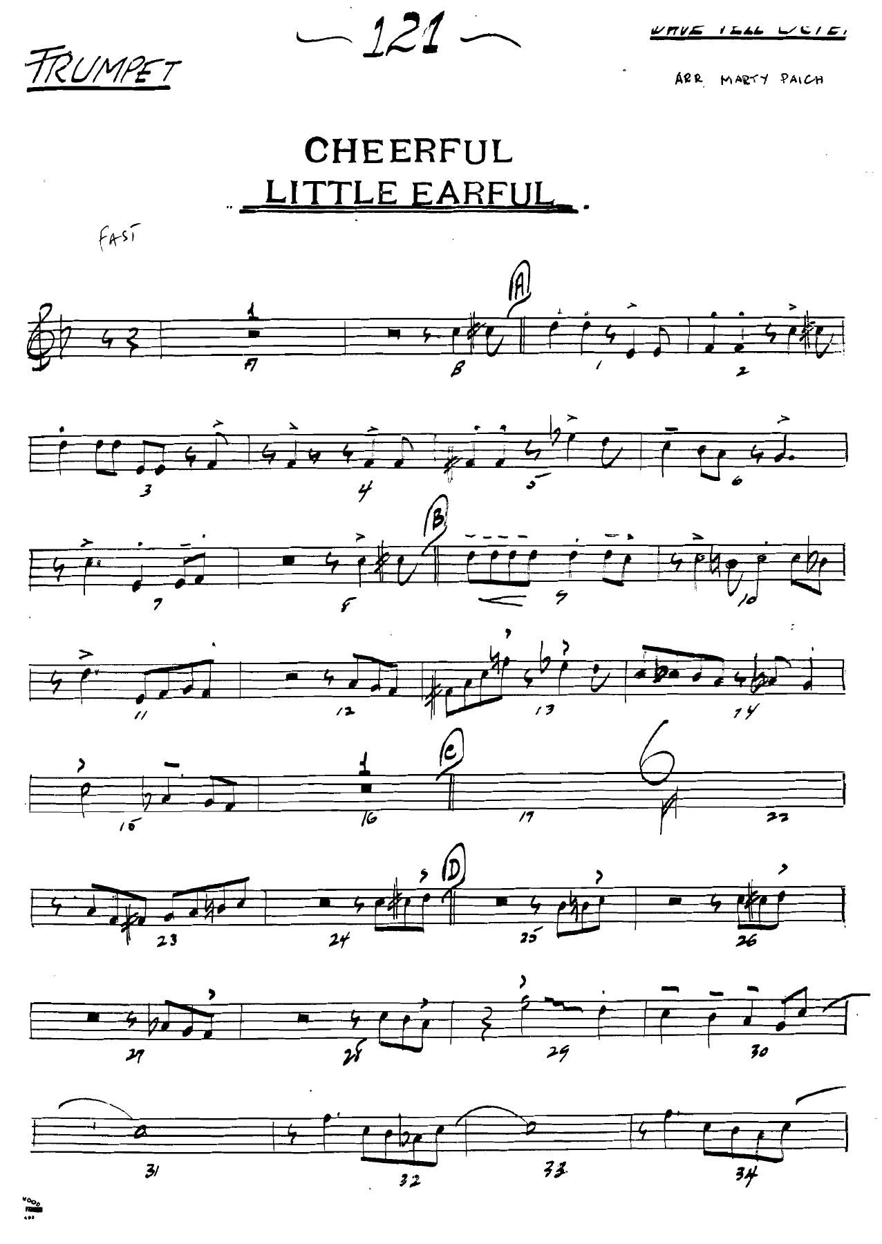 Cheerful Little Earful — sheet music preview