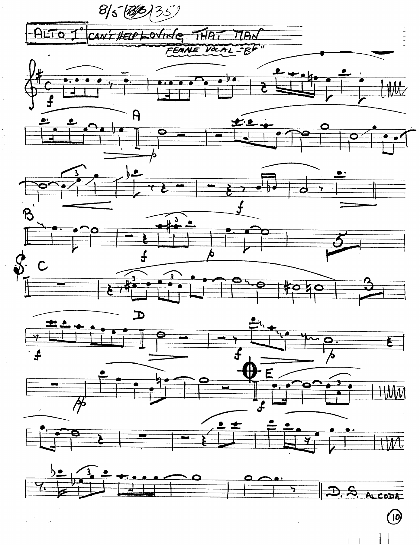 Can't Help Lovin' That Man — sheet music preview