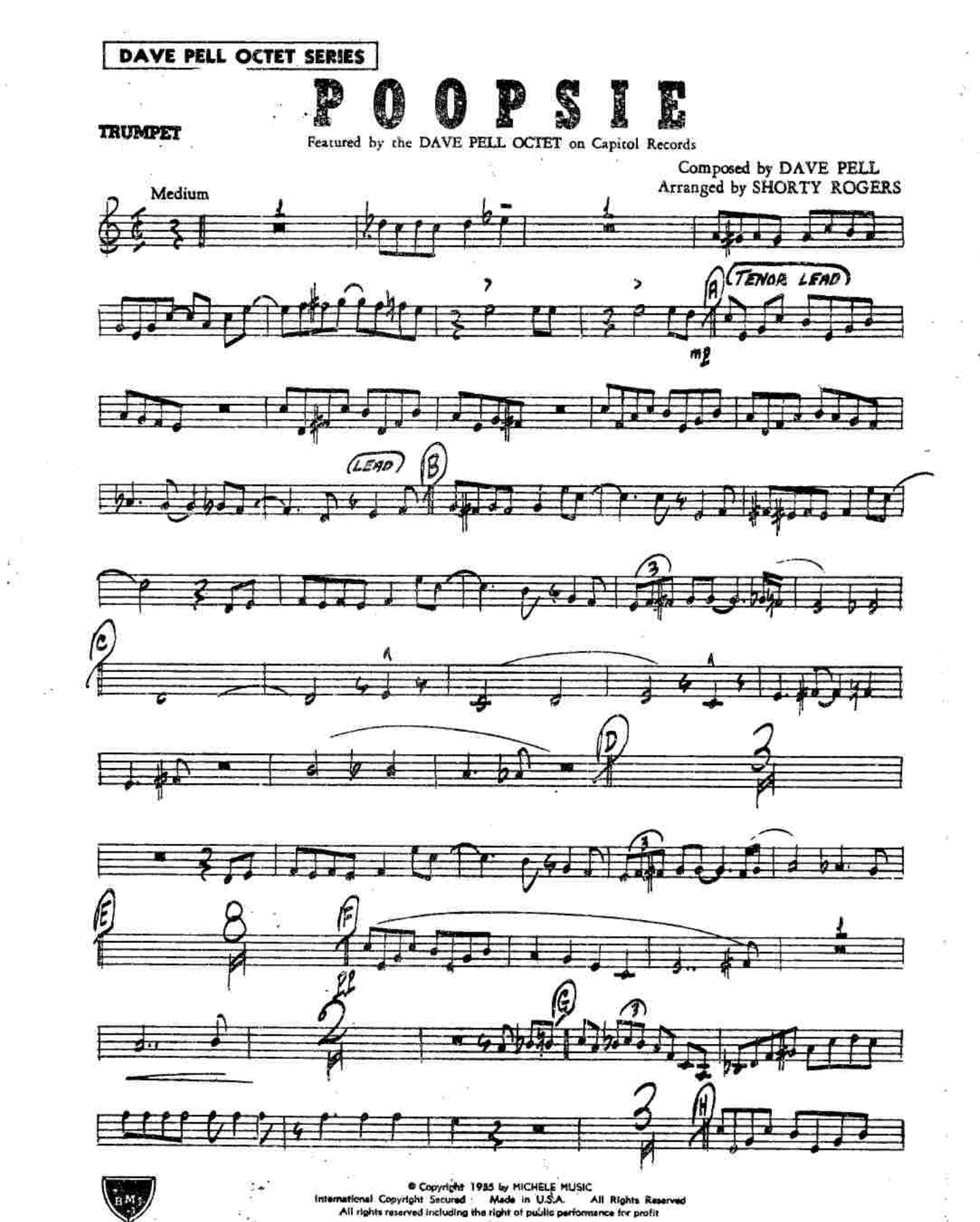 Poopsie — sheet music preview