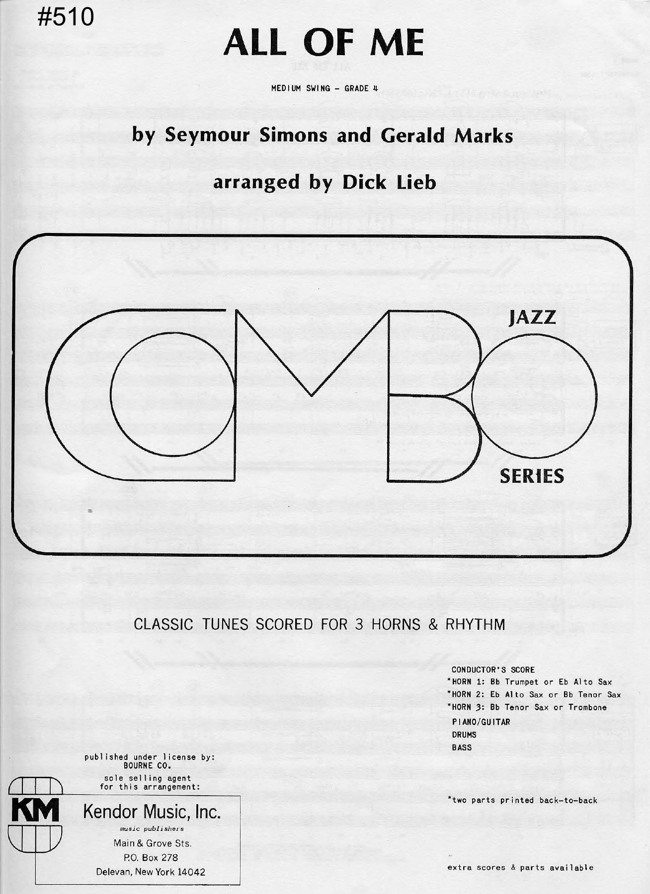 All Of Me — sheet music preview