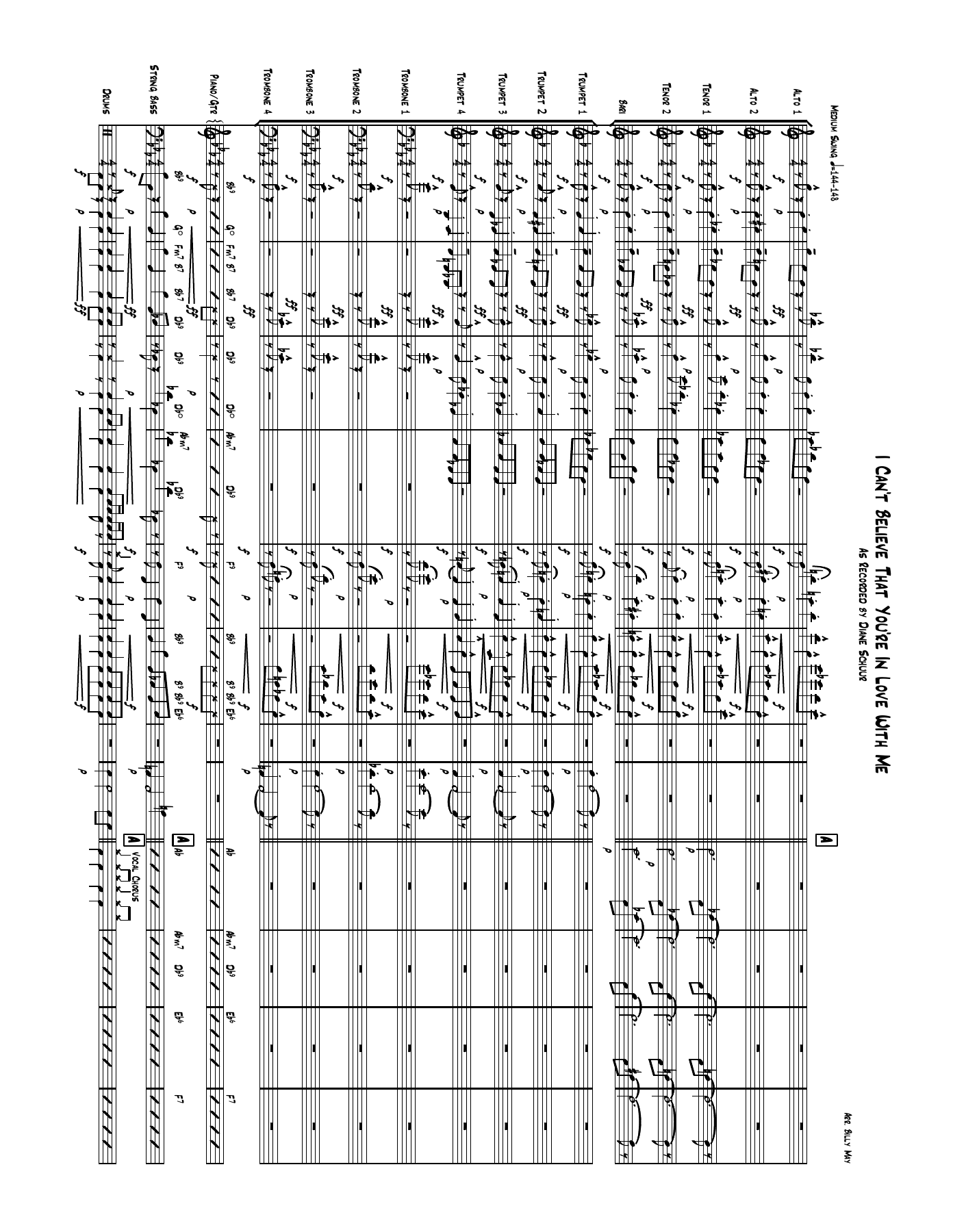 I Can't Believe That You're In Love With Me — sheet music preview
