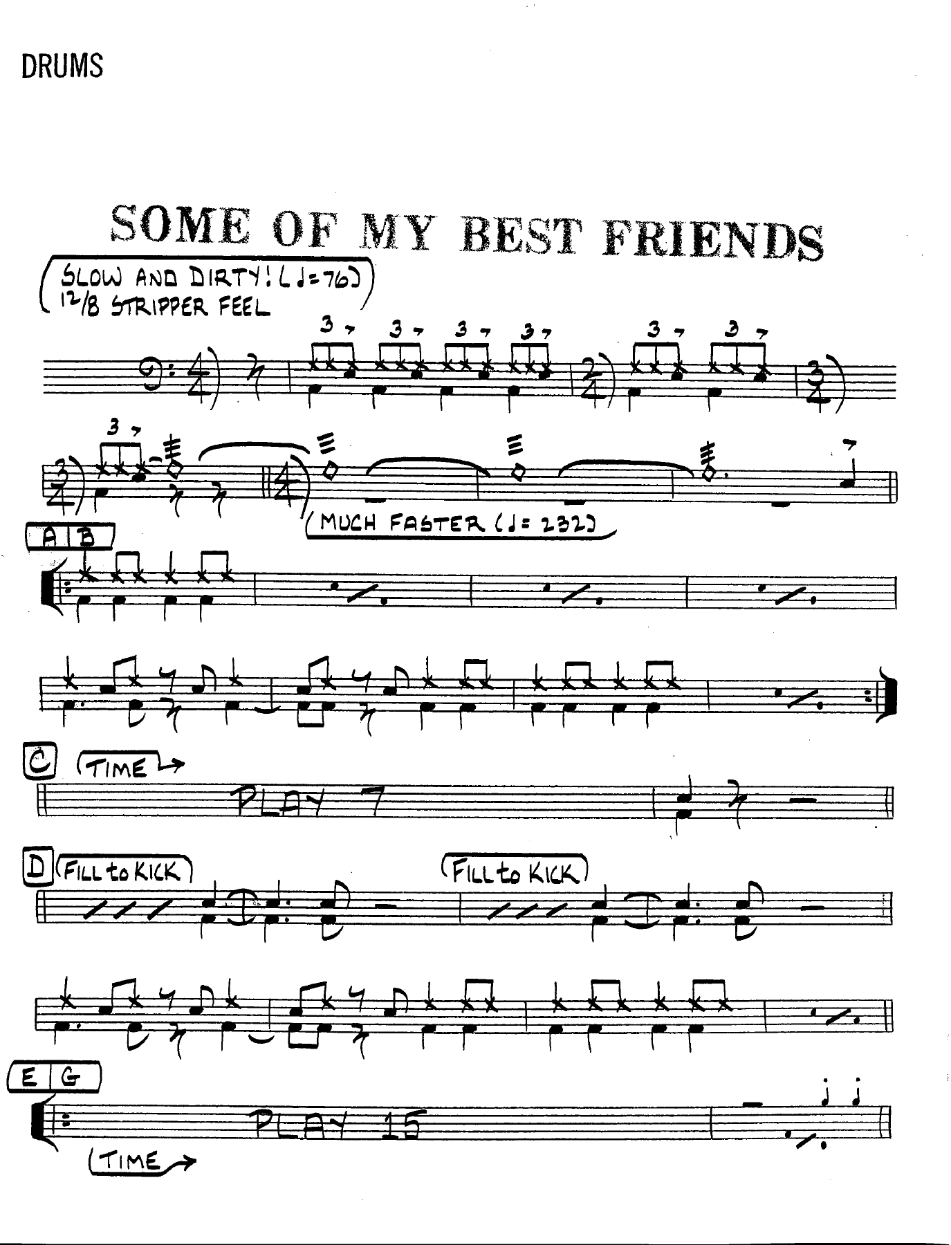 Some Of My Best Friends (Al Cohn) B.Brookmeyer — sheet music preview