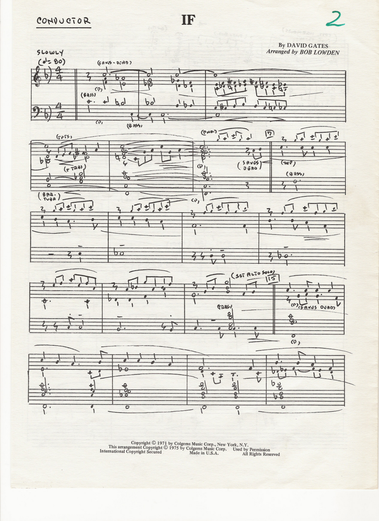 If — sheet music preview