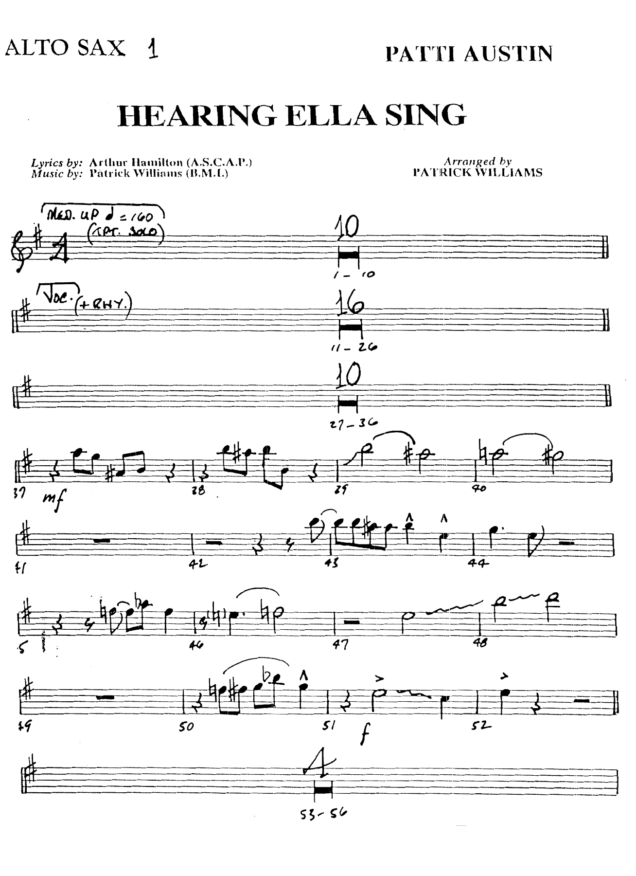 Hearing Ella Sing — sheet music preview