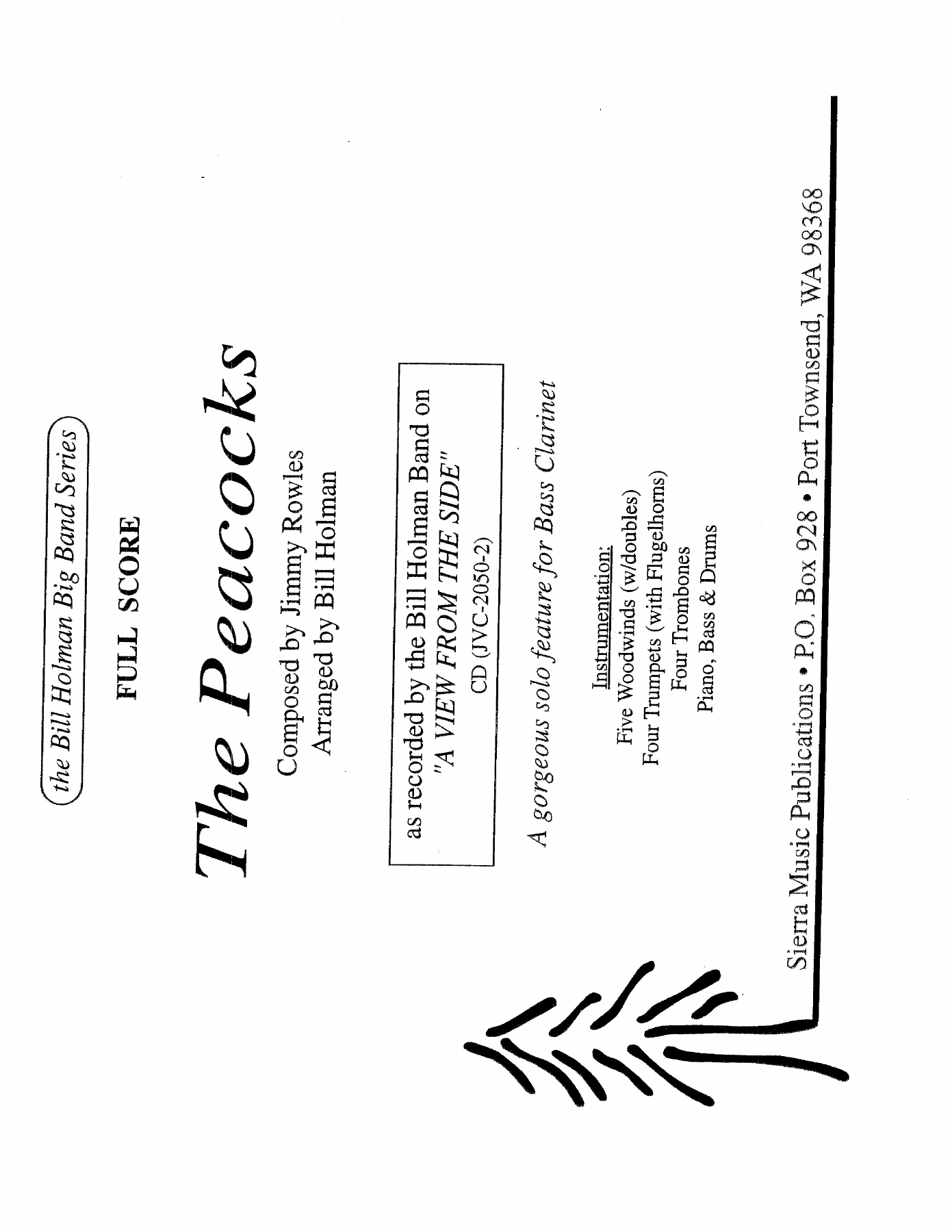 The Peacocks — sheet music preview