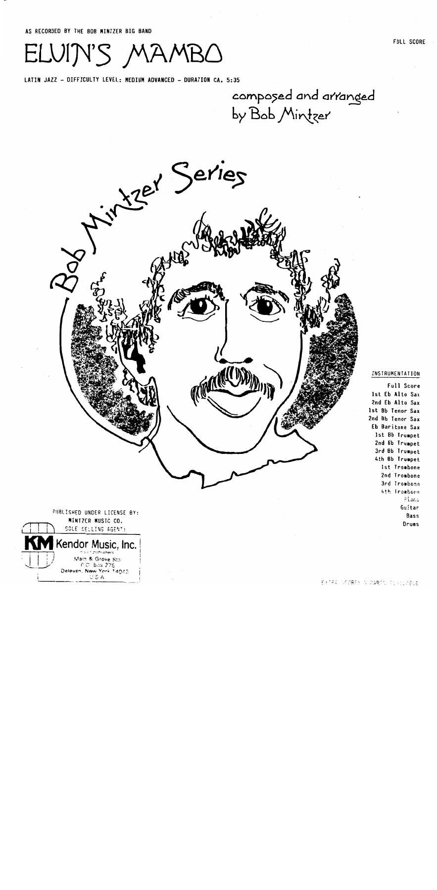 Elvin's Mambo — sheet music preview