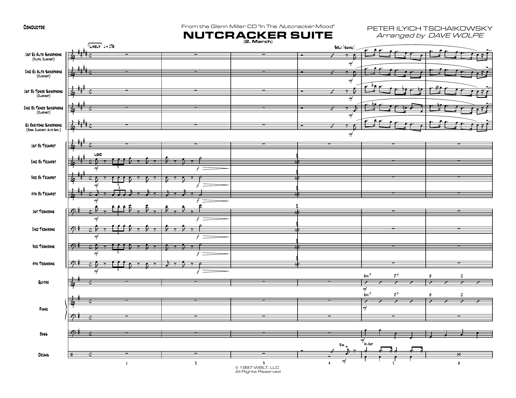 Nutcracker Suite — sheet music preview