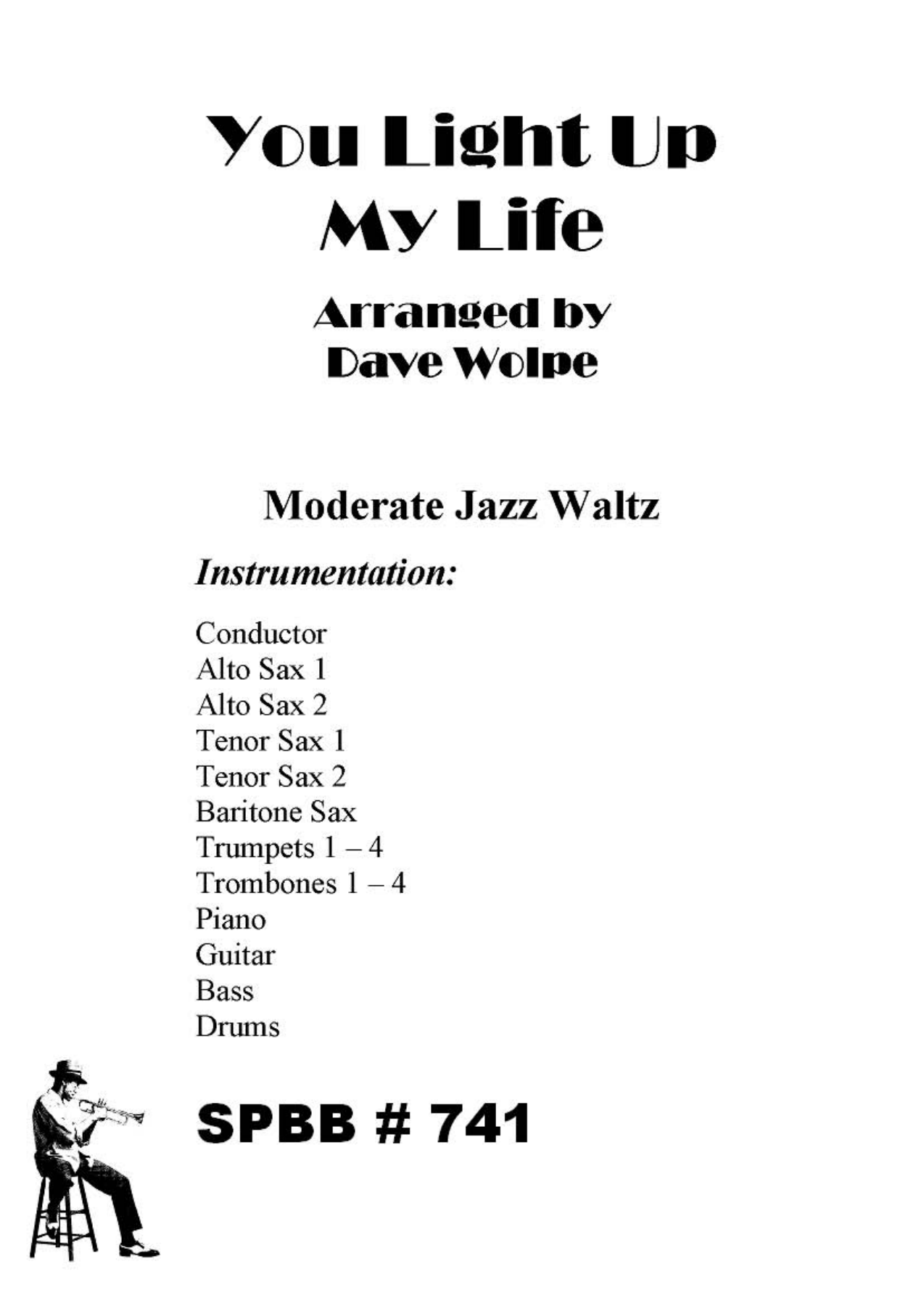 You Light Up My Life — sheet music preview